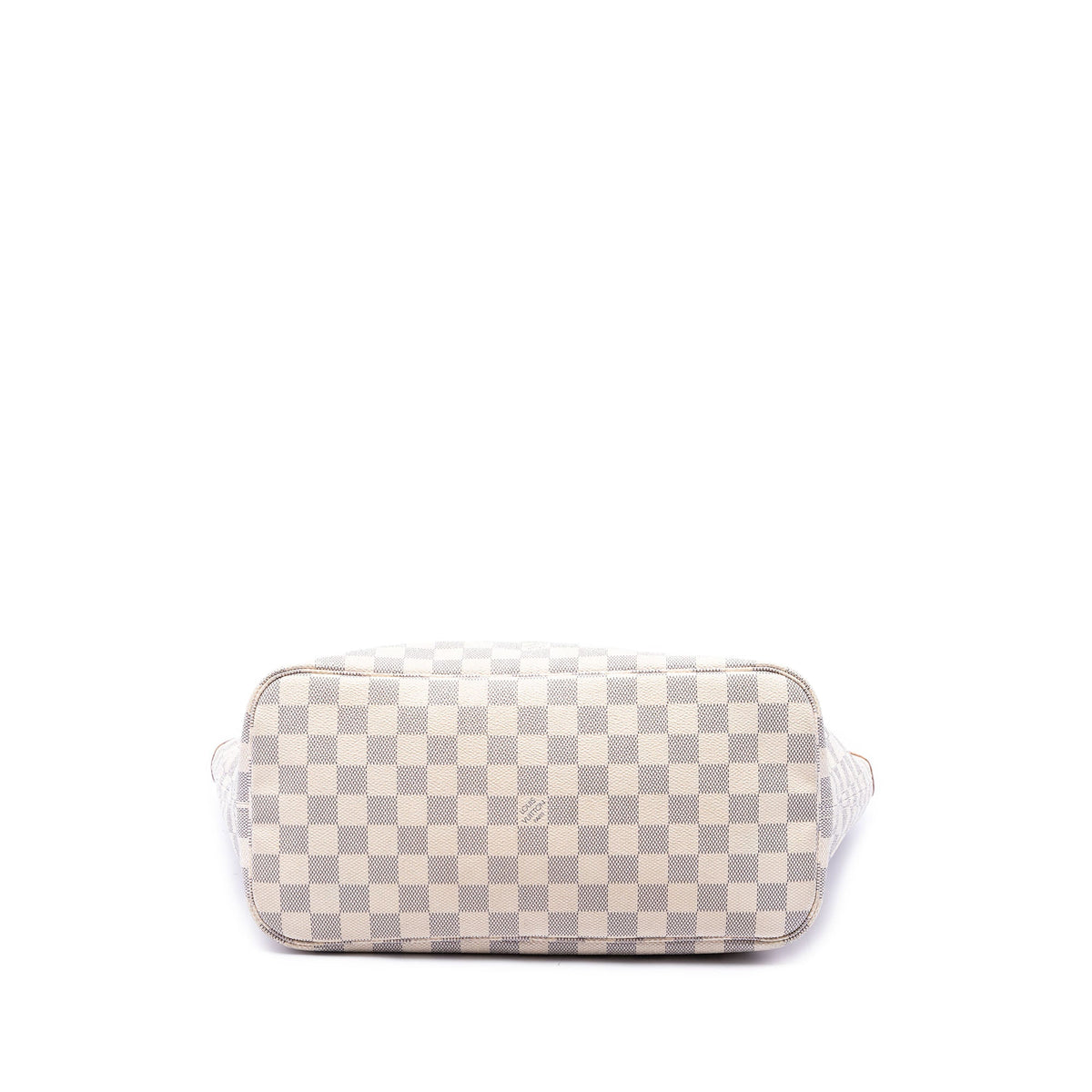 Louis Vuitton Damier Azur Neverfull MM — White