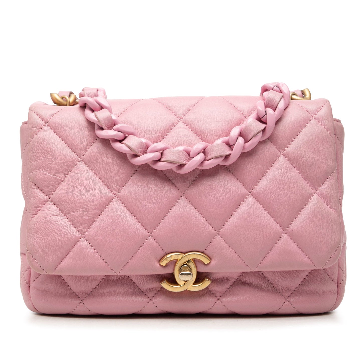 Chanel Small Quilted Lambskin Candy Chain Flap