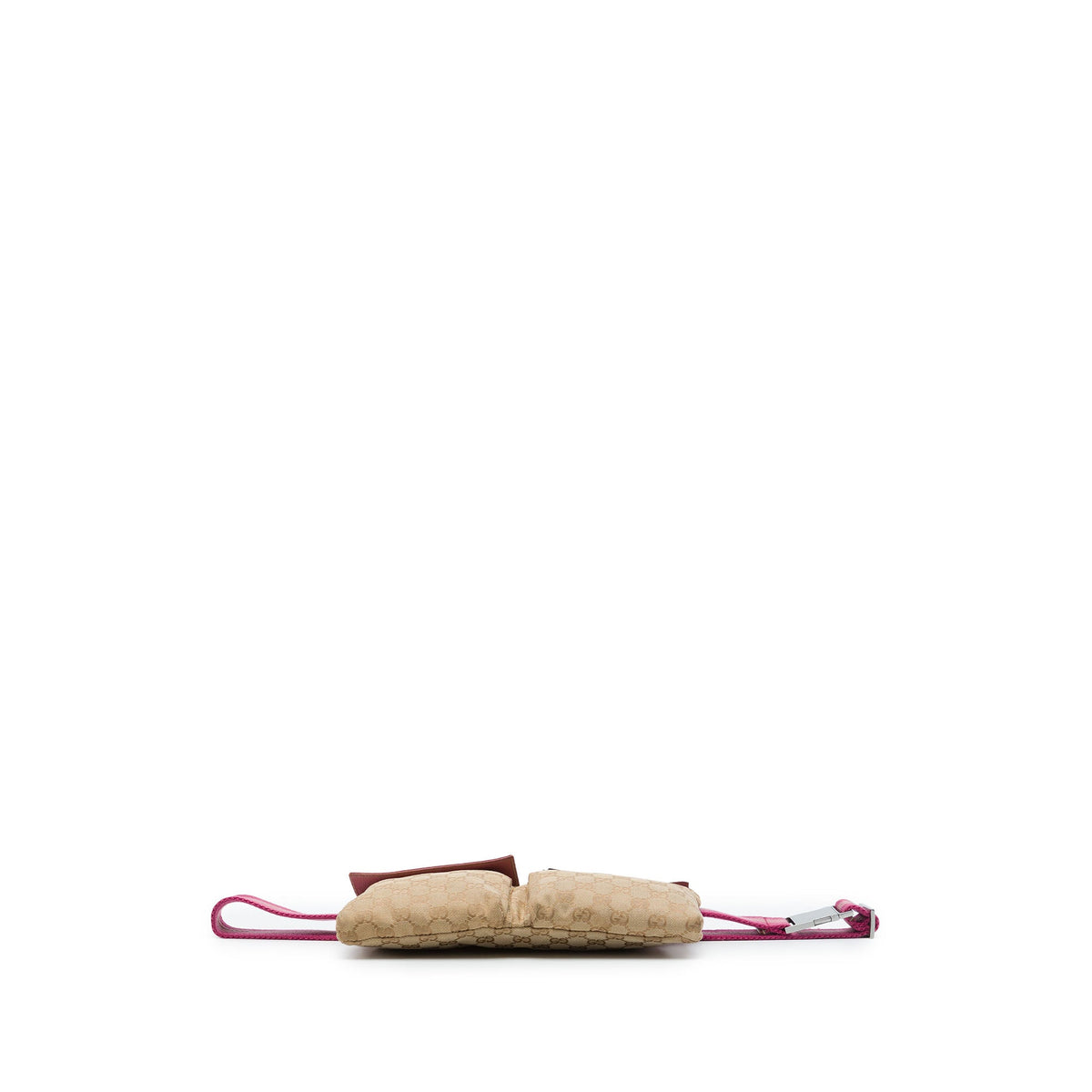 Gucci GG Canvas Web Double Pocket Belt Bag