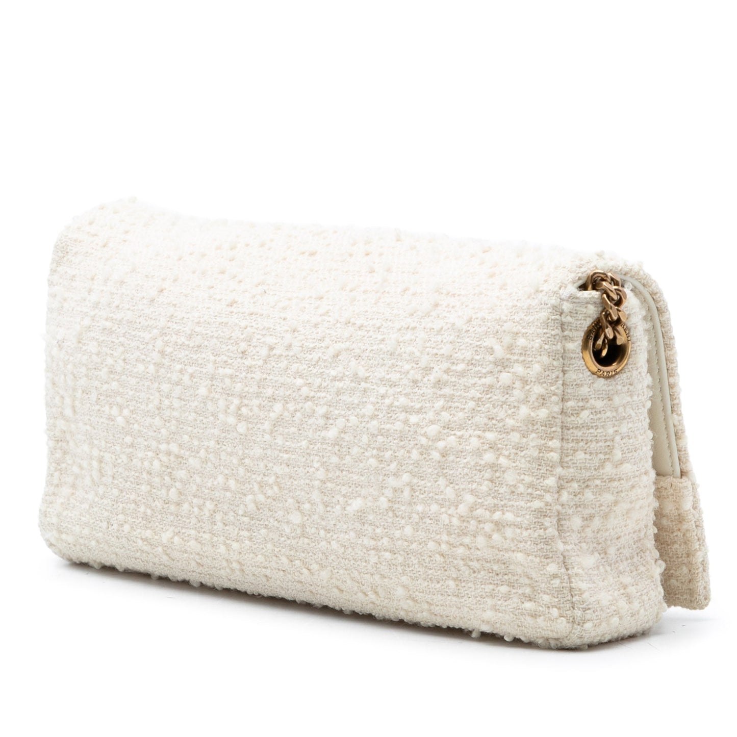Saint Laurent Tweed Monogram Kate 99 Tassel Bag