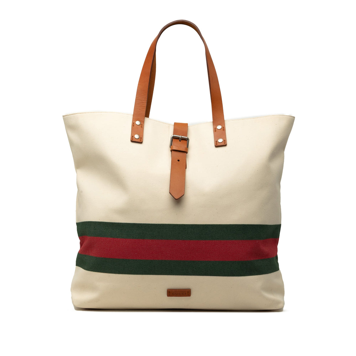 Gucci Canvas Web Tote