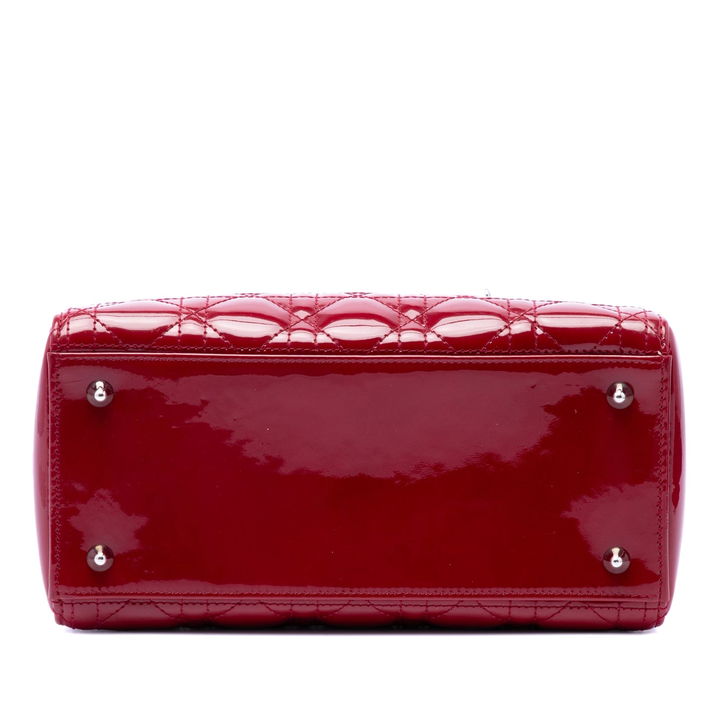 Dior Medium Patent Cannage Lady Dior