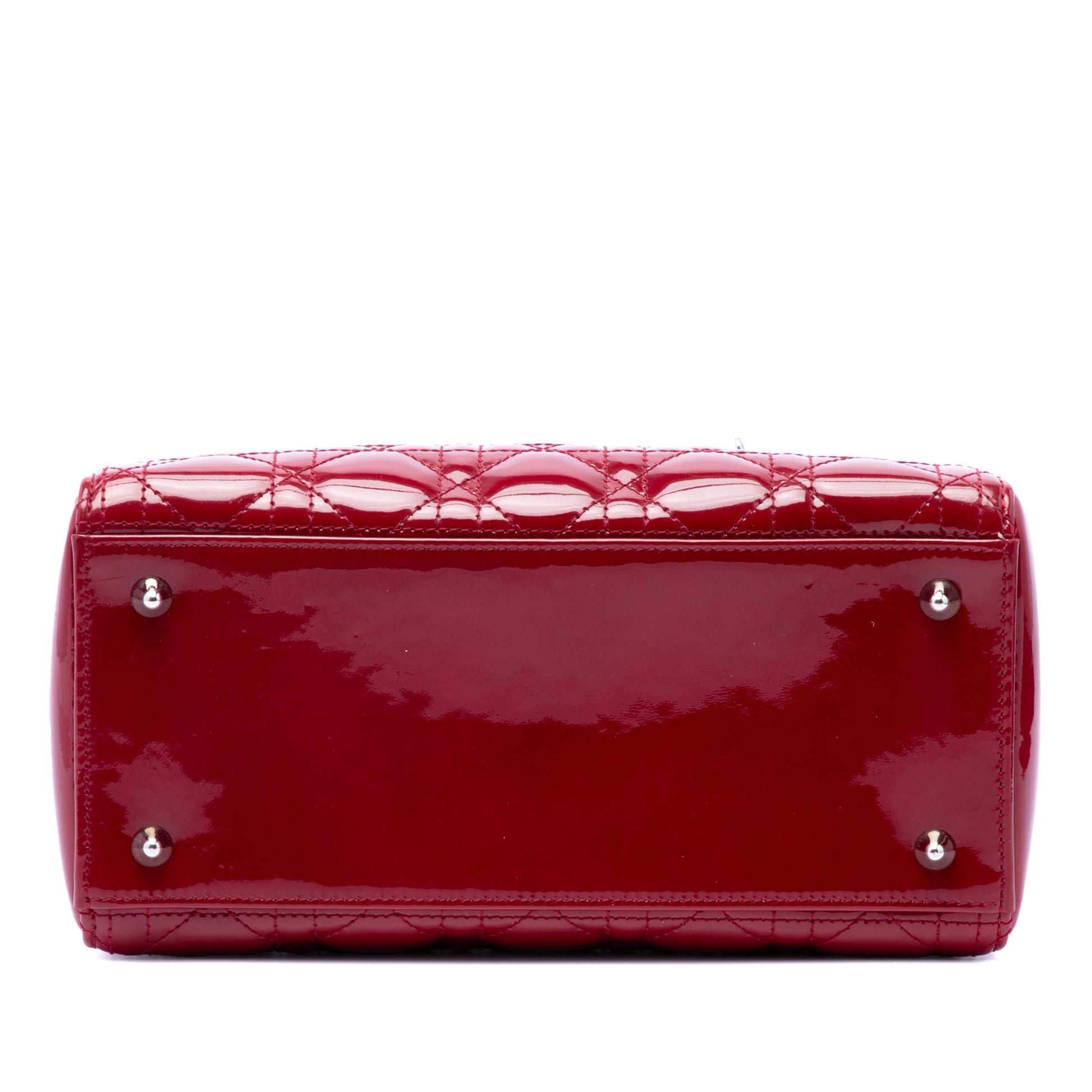 Dior Medium Patent Cannage Lady Dior