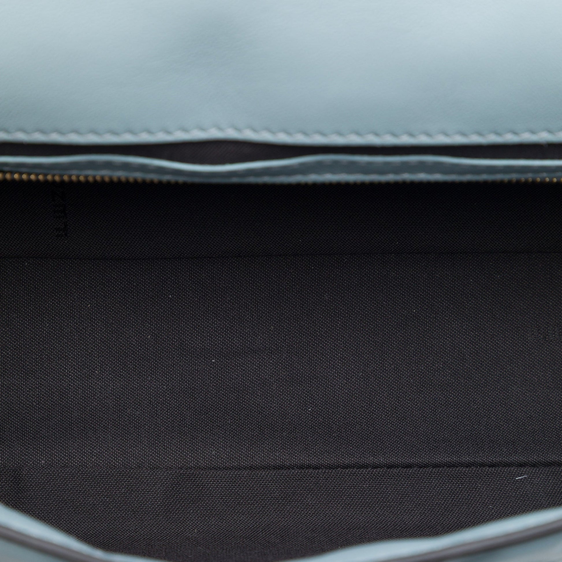 Fendi Zucca Embossed Leather Baguette Satchel