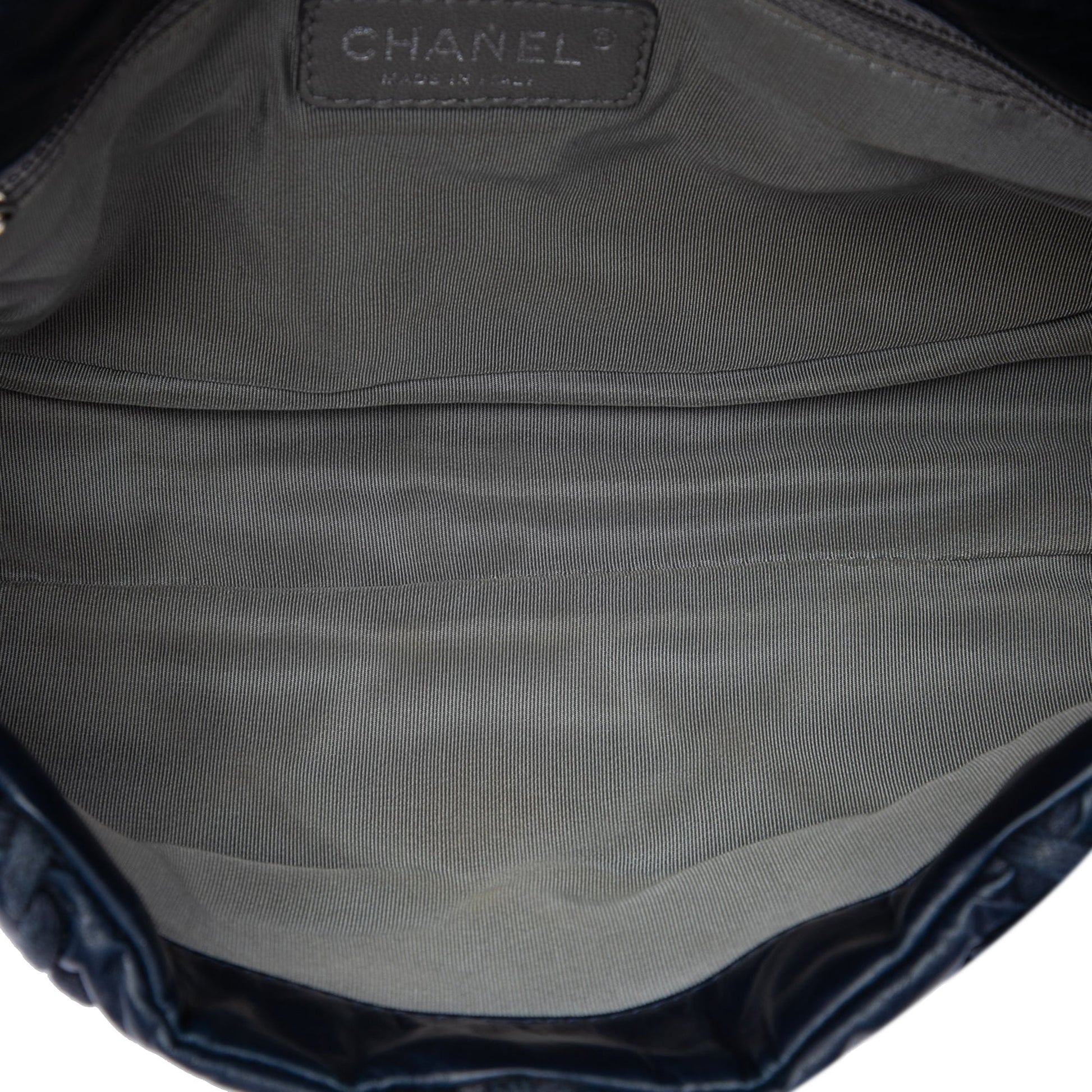 Chanel Medium Quilted Crinkled Calfskin Ultra Stitch Flap