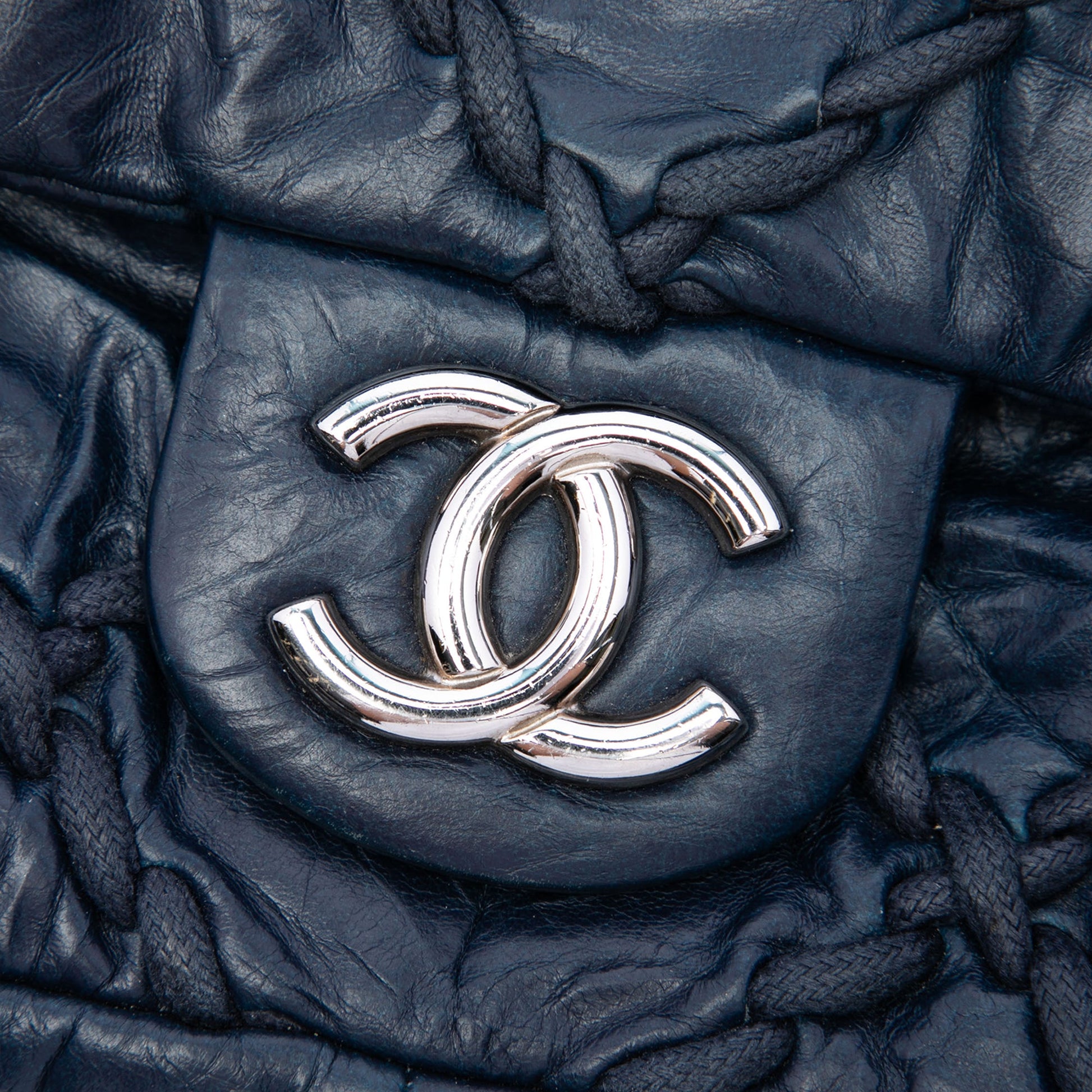 Chanel Medium Quilted Crinkled Calfskin Ultra Stitch Flap