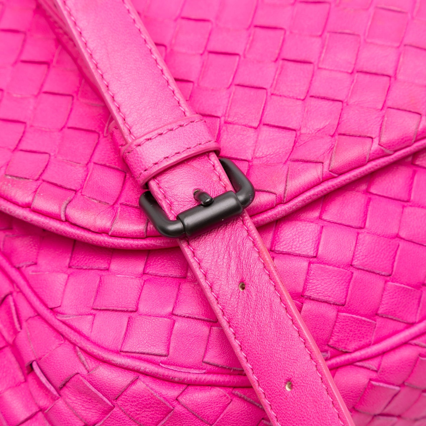 Bottega Veneta Nappa Intrecciato Flap Crossbody
