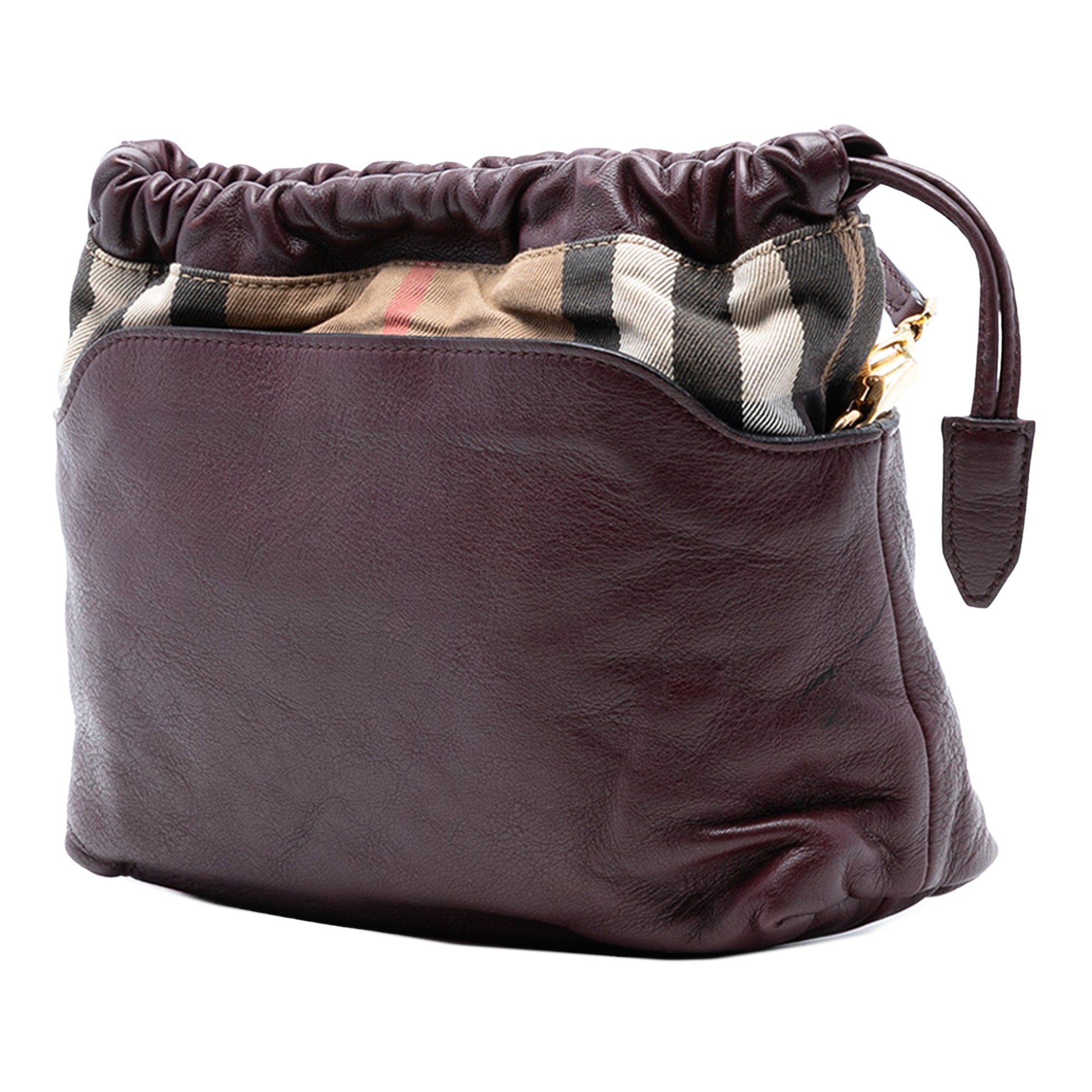 Burberry House Check Canvas and Calfskin Little Crush Crossbody