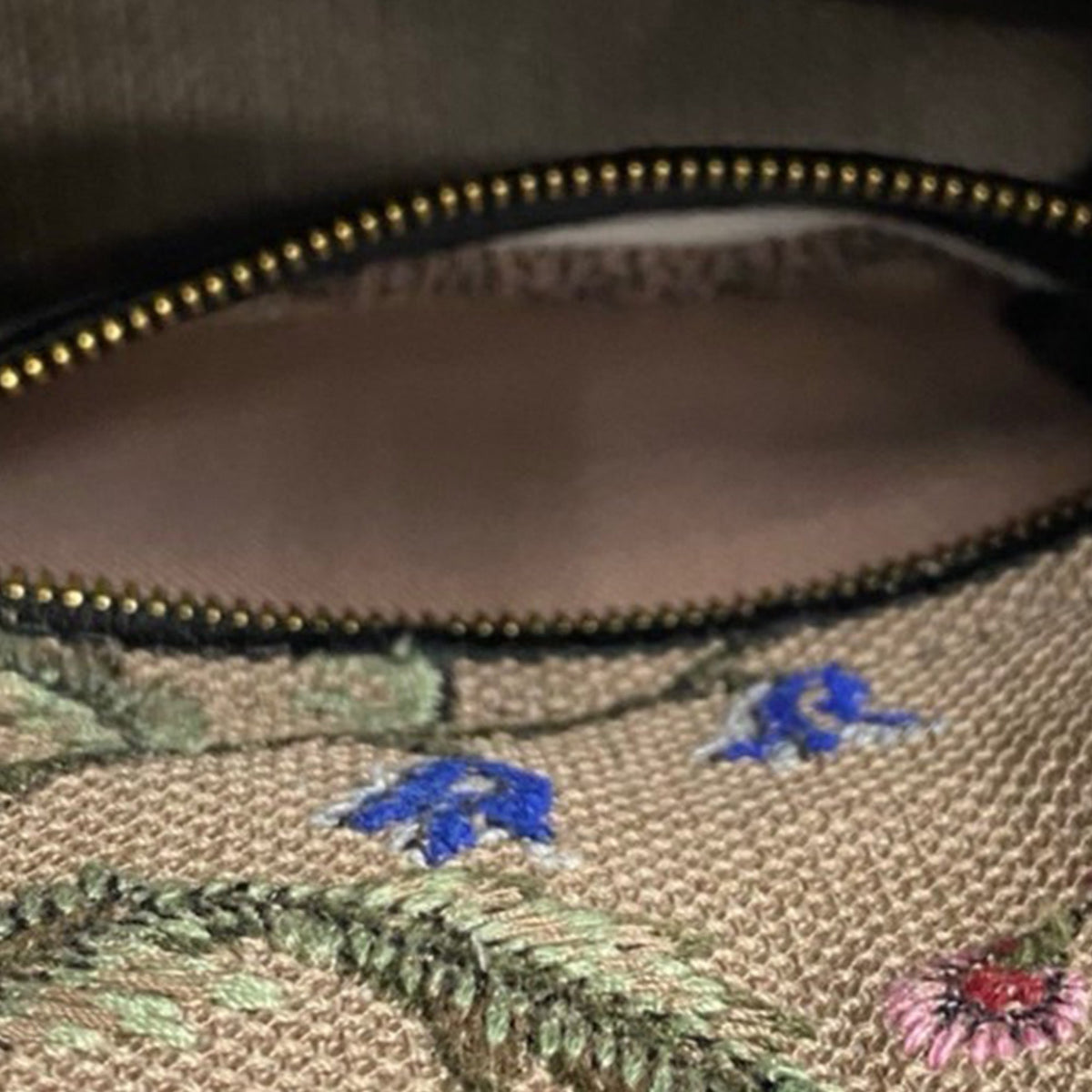 Dior Mini Embroidered Canvas Petites Fleurs Toile De Jouy Lady D Lite
