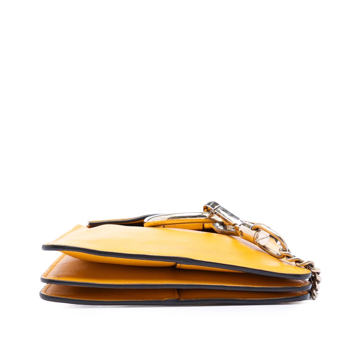 Chloé Mini Calfskin and Suede Faye Bracelet Bag