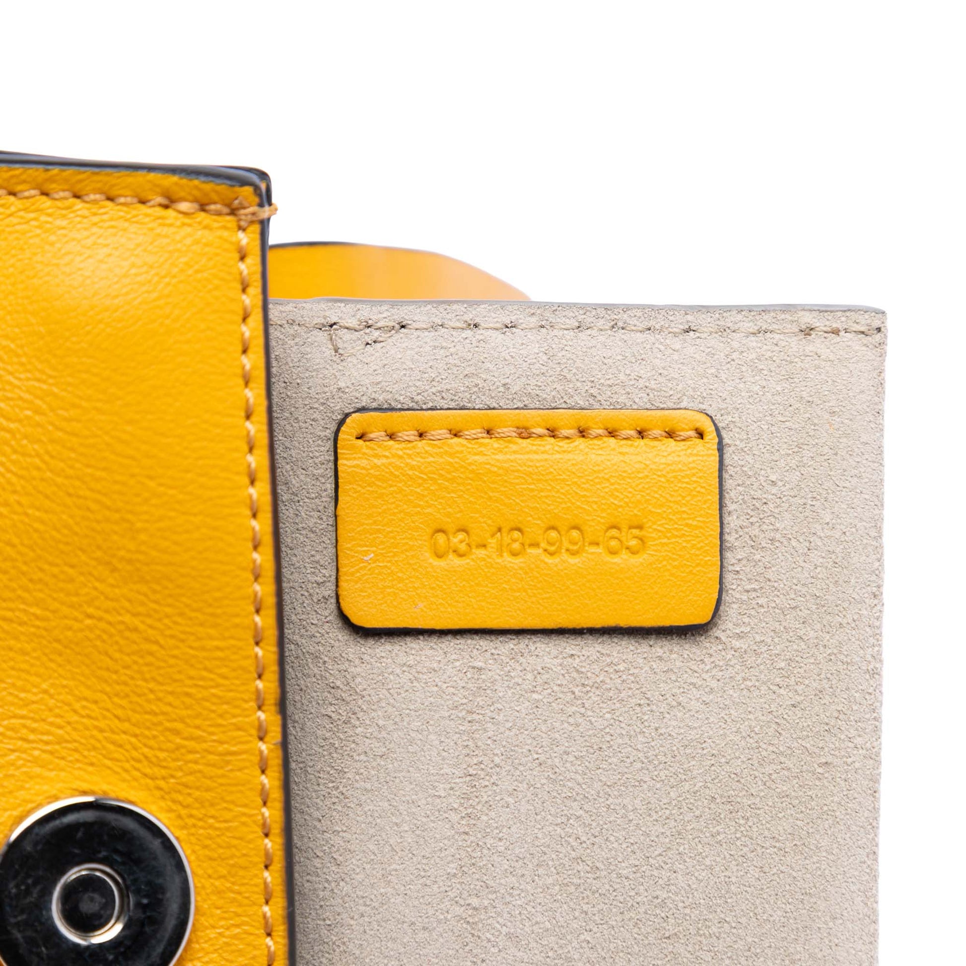 Chloé Mini Calfskin and Suede Faye Bracelet Bag