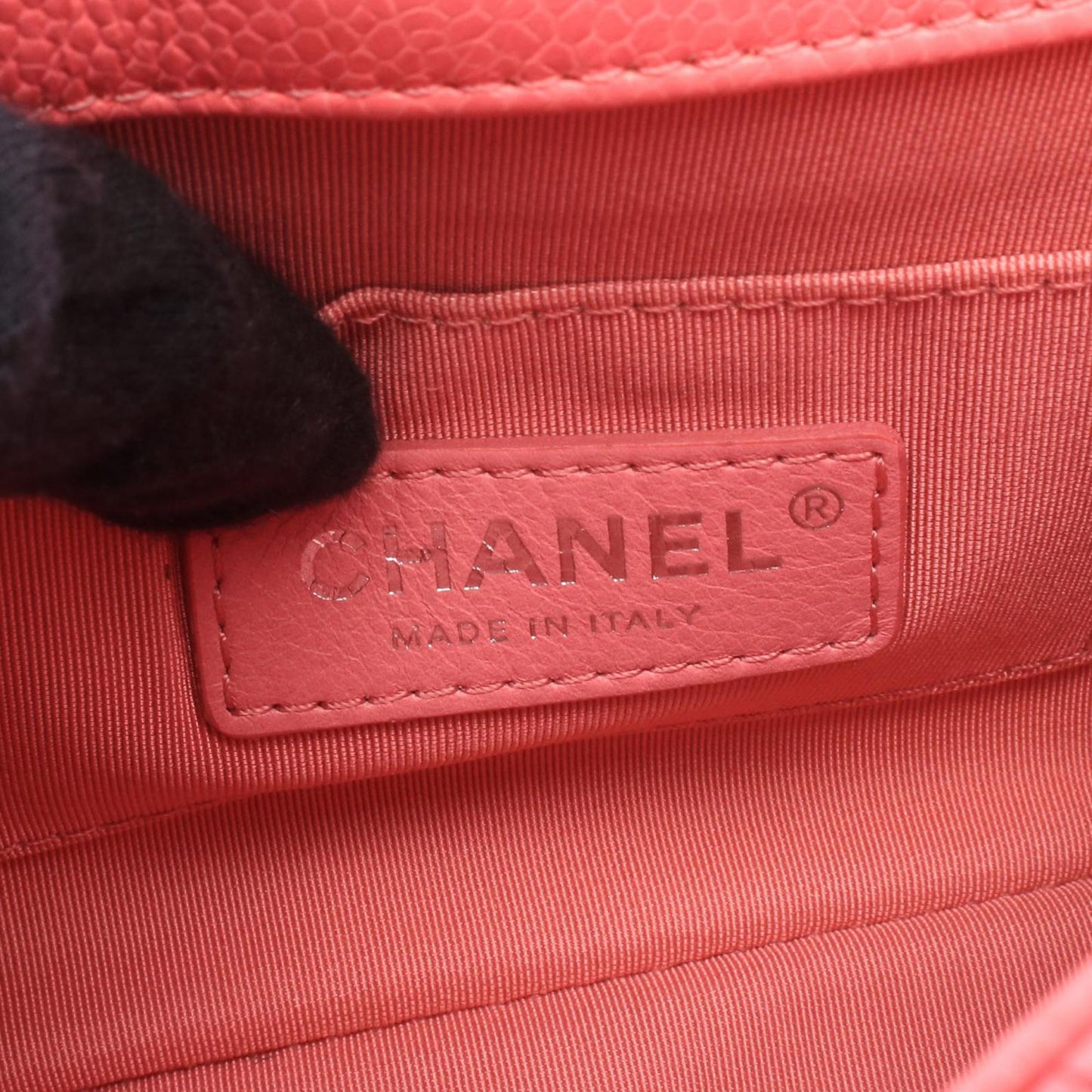 Chanel Mini Square Quilted Caviar CC Incognito Single Flap