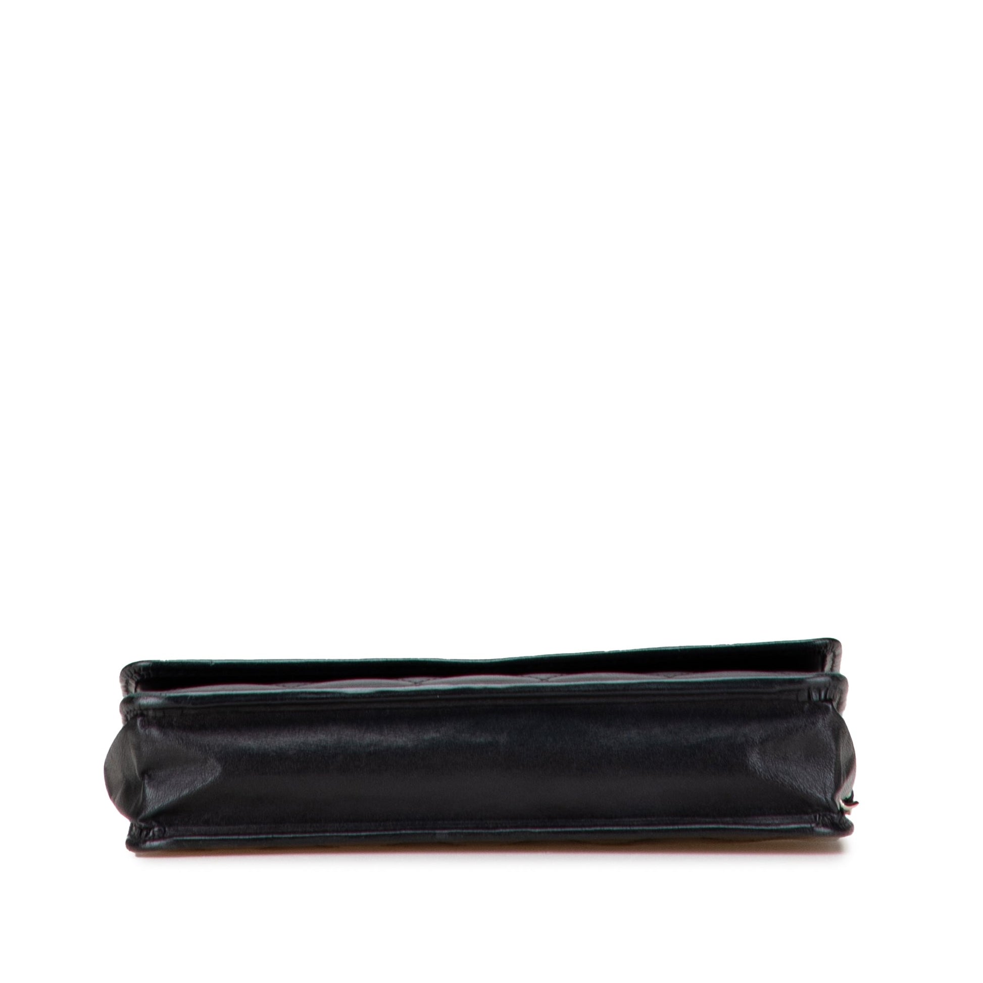 Chanel Quilted Lambskin Cambon Ligne Wallet On Chain