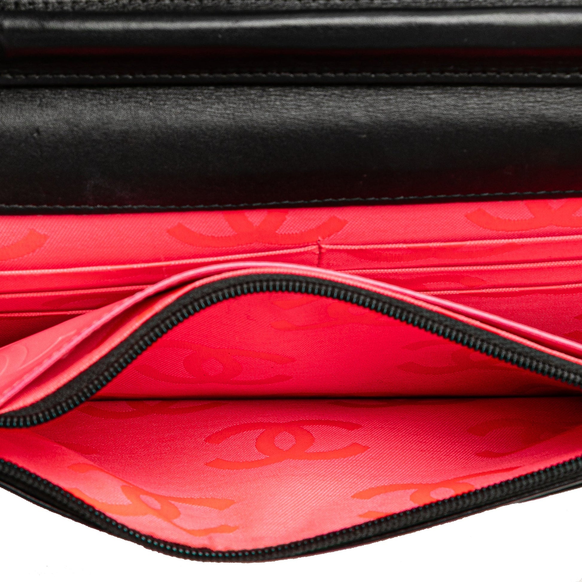 Chanel Quilted Lambskin Cambon Ligne Wallet On Chain