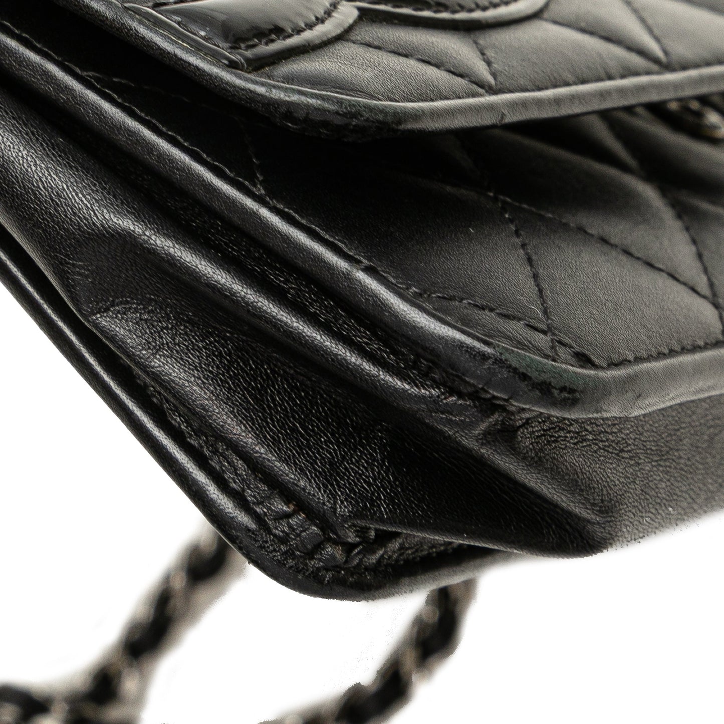 Chanel Quilted Lambskin Cambon Ligne Wallet On Chain