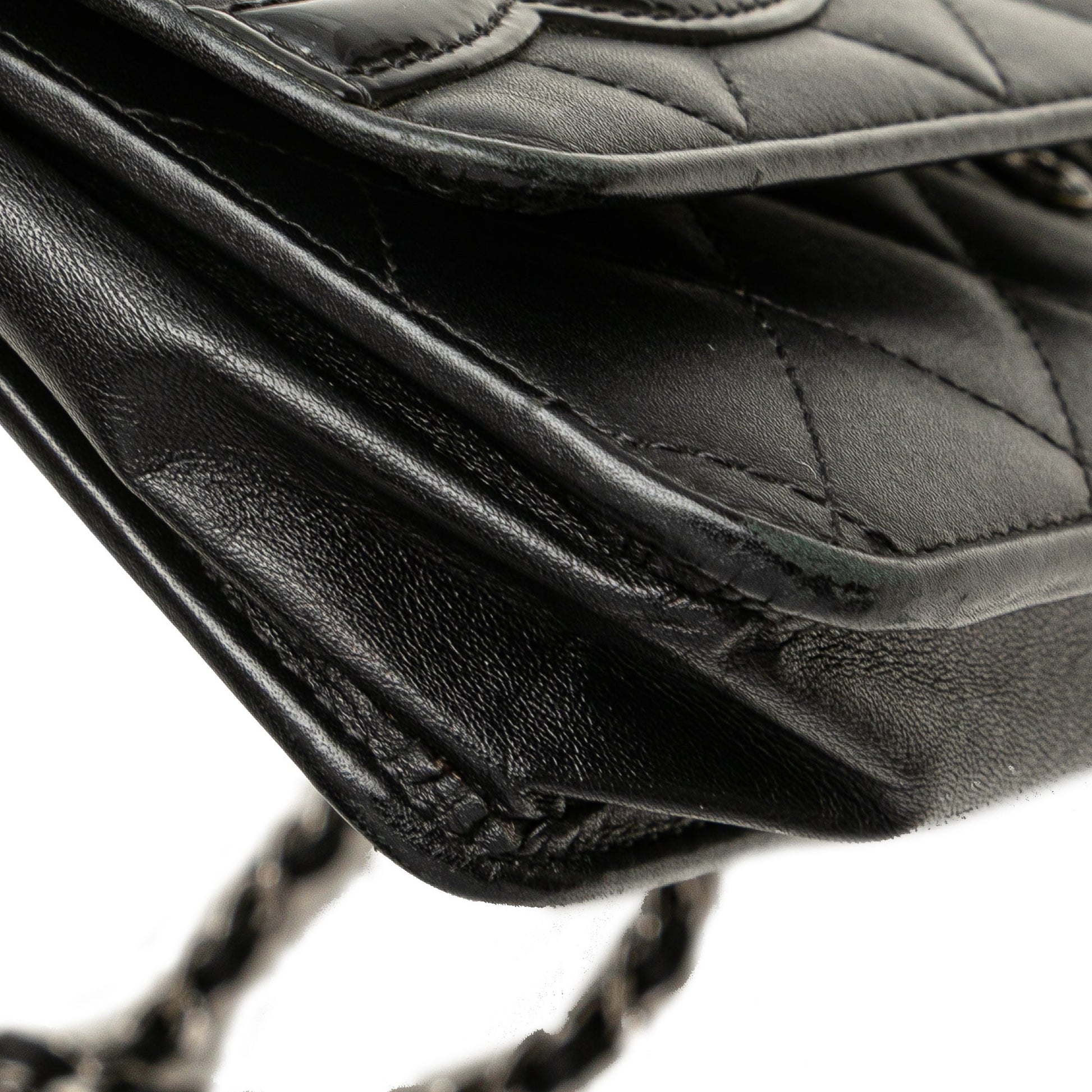 Chanel Quilted Lambskin Cambon Ligne Wallet On Chain