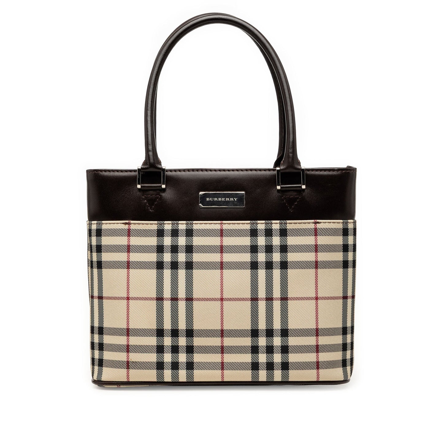 Burberry House Check Canvas Handbag