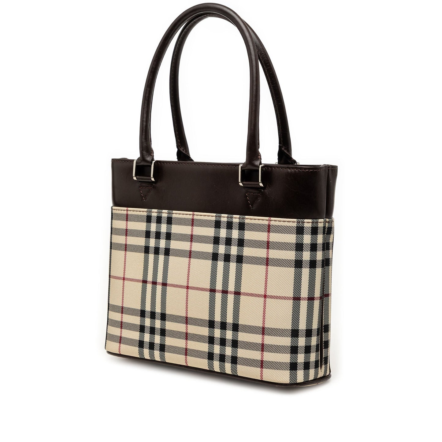 Burberry House Check Canvas Handbag