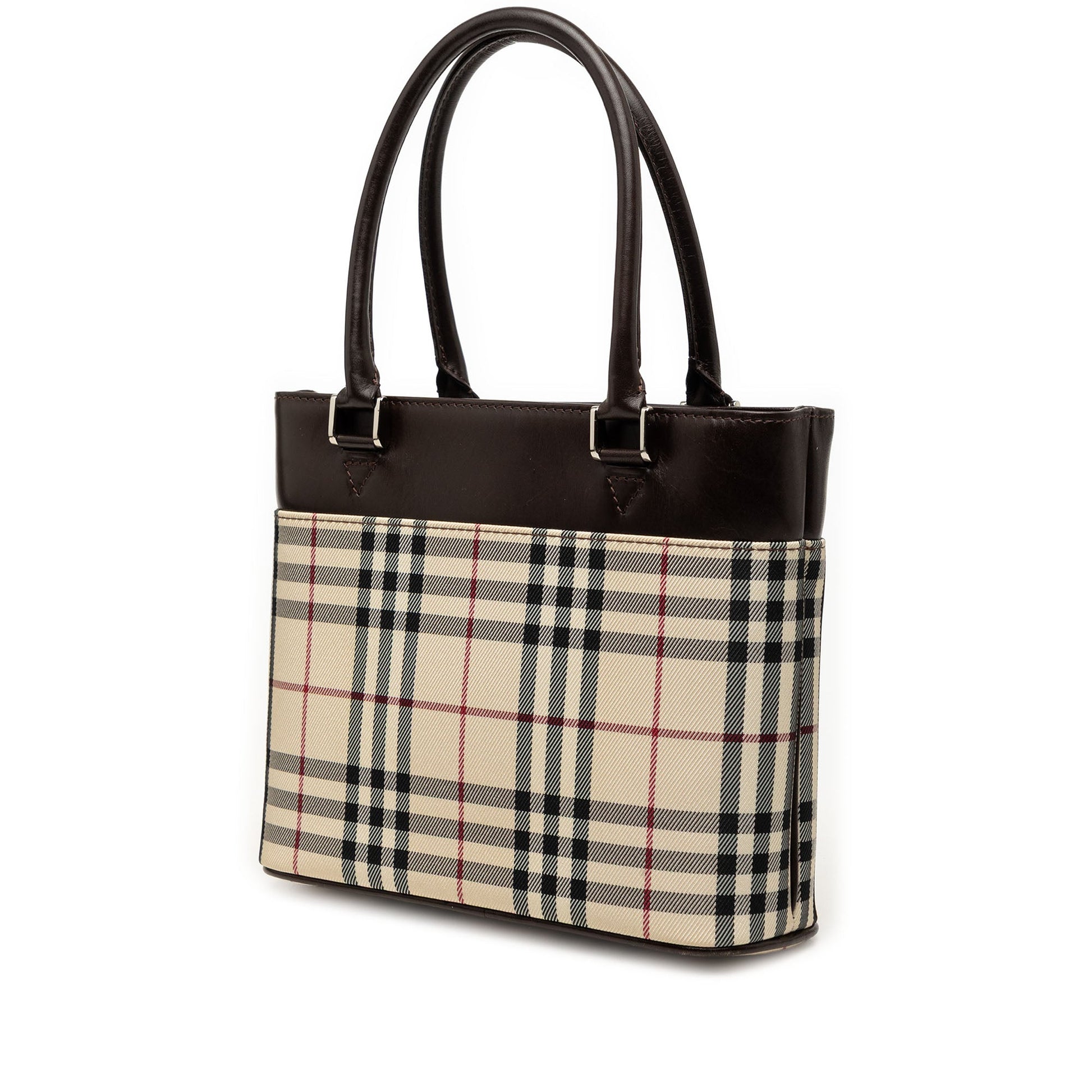 Burberry House Check Canvas Handbag