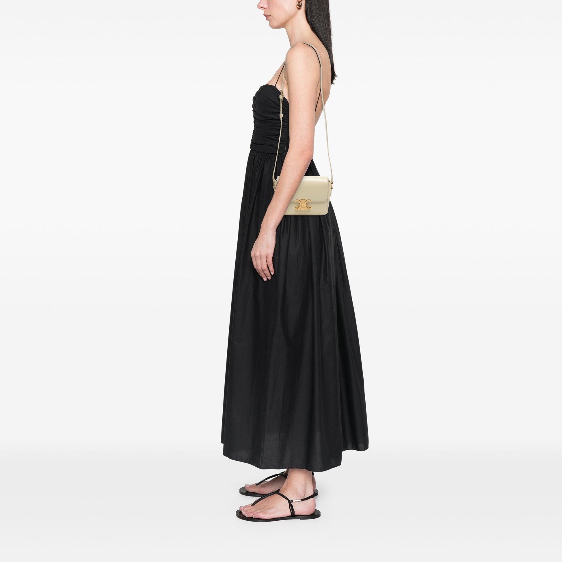 Classique Shiny Calfskin Triomphe Crossbody