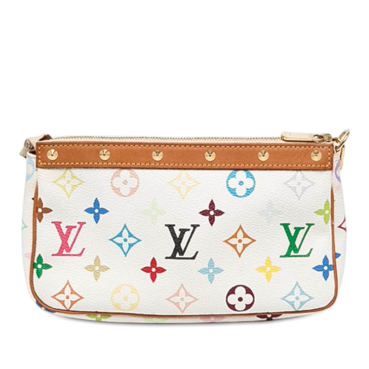 Louis Vuitton Monogram Multicolore Pochette Accessoires — White