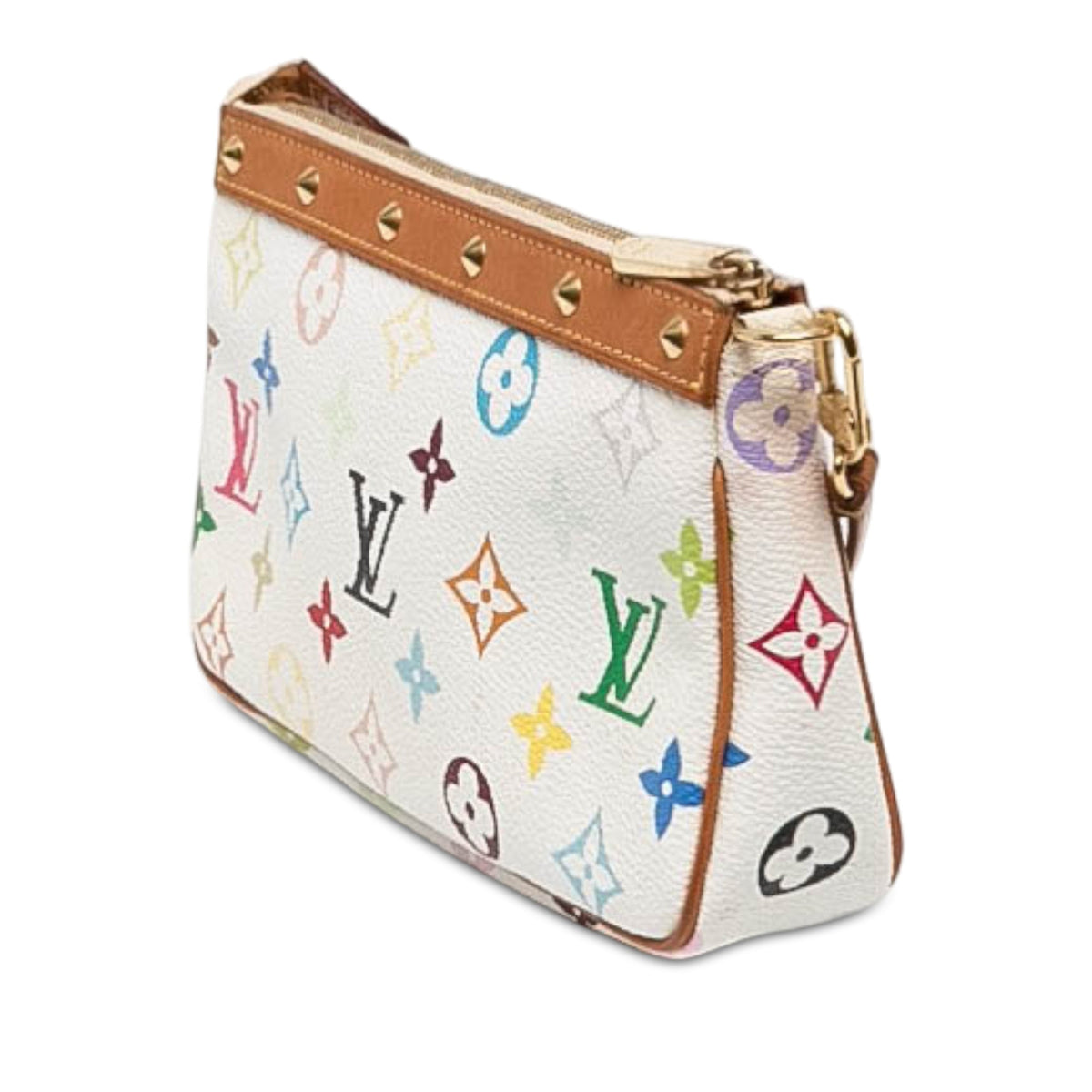 Louis Vuitton Monogram Multicolore Pochette Accessoires — White