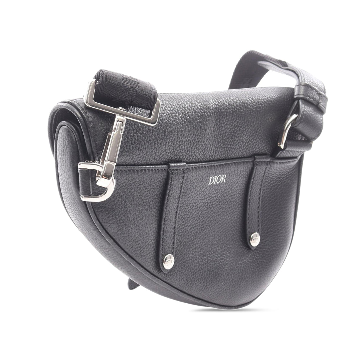 Dior Leather Saddle Bag