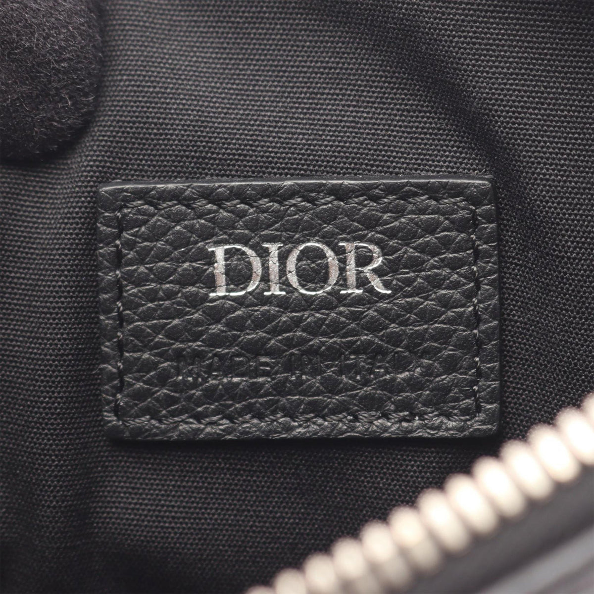 Dior Leather Saddle Bag