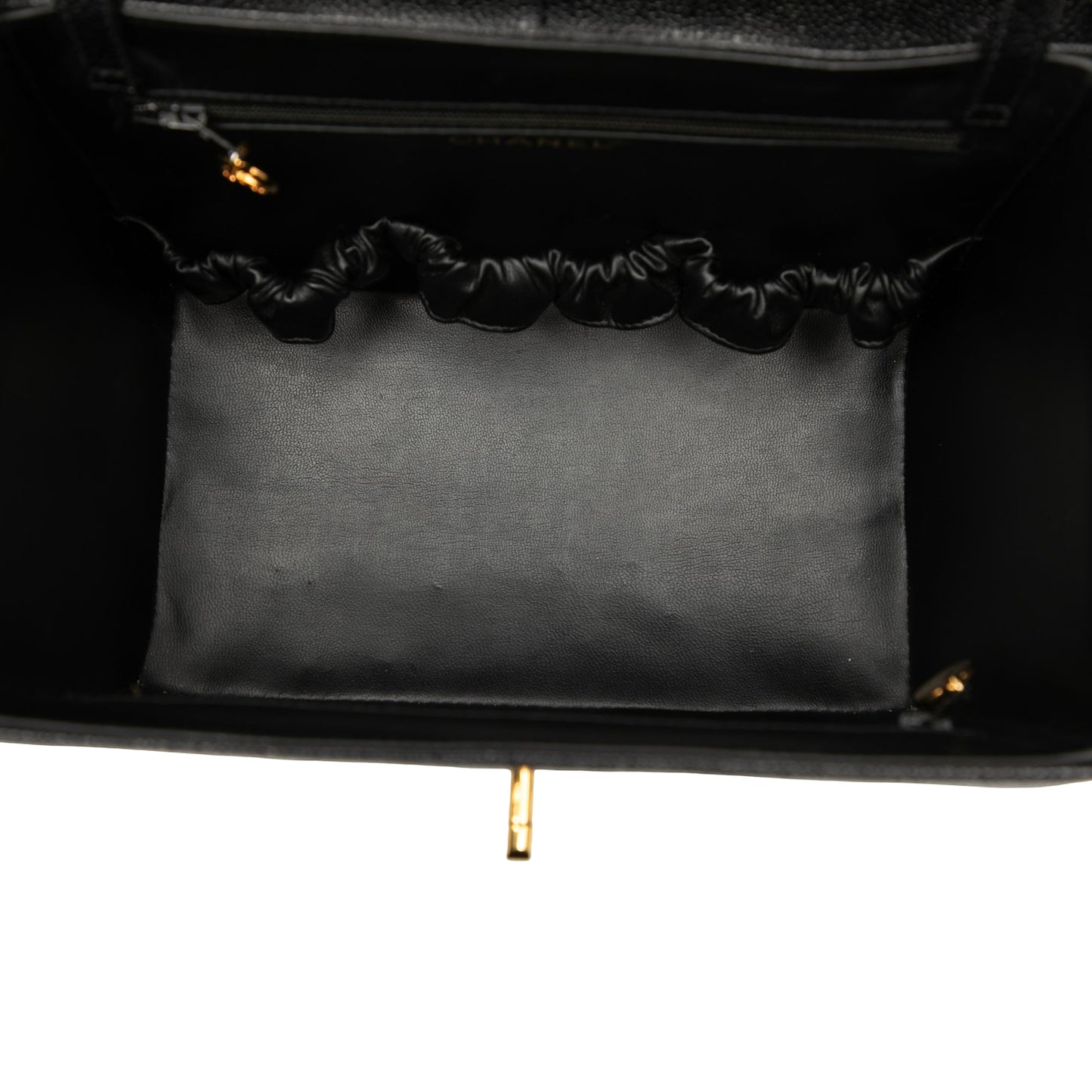 Chanel CC Caviar Vanity Box Case