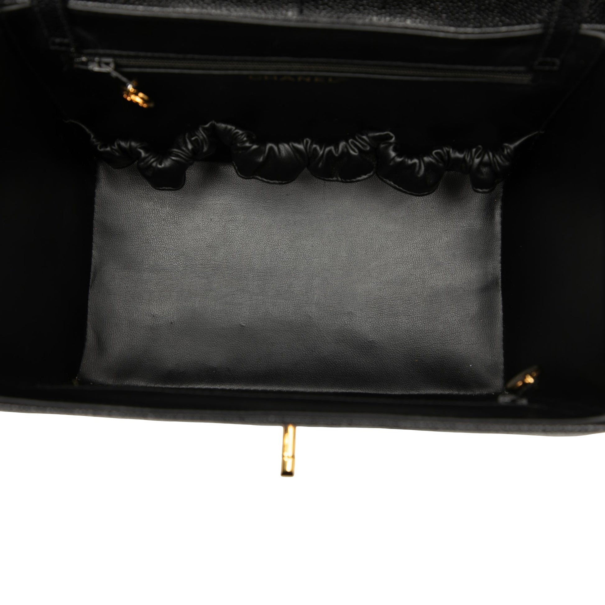 Chanel CC Caviar Vanity Box Case