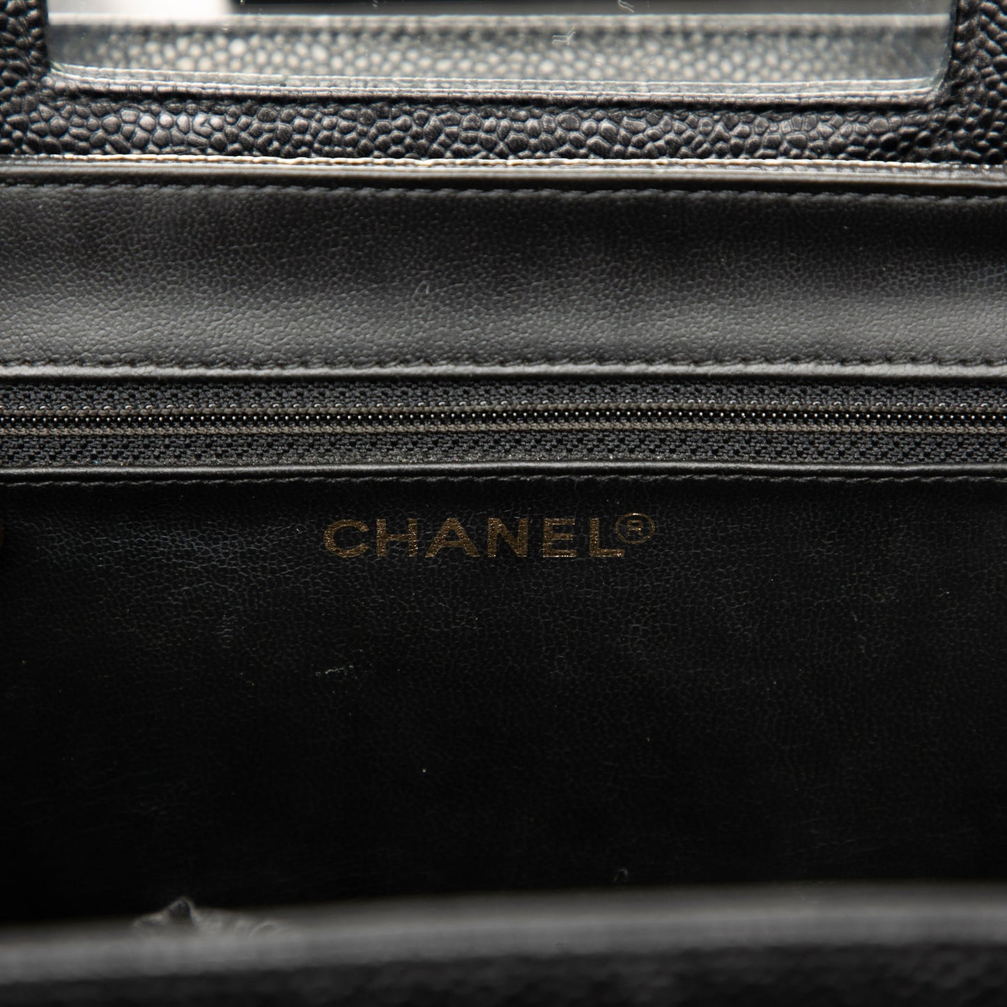 Chanel CC Caviar Vanity Box Case