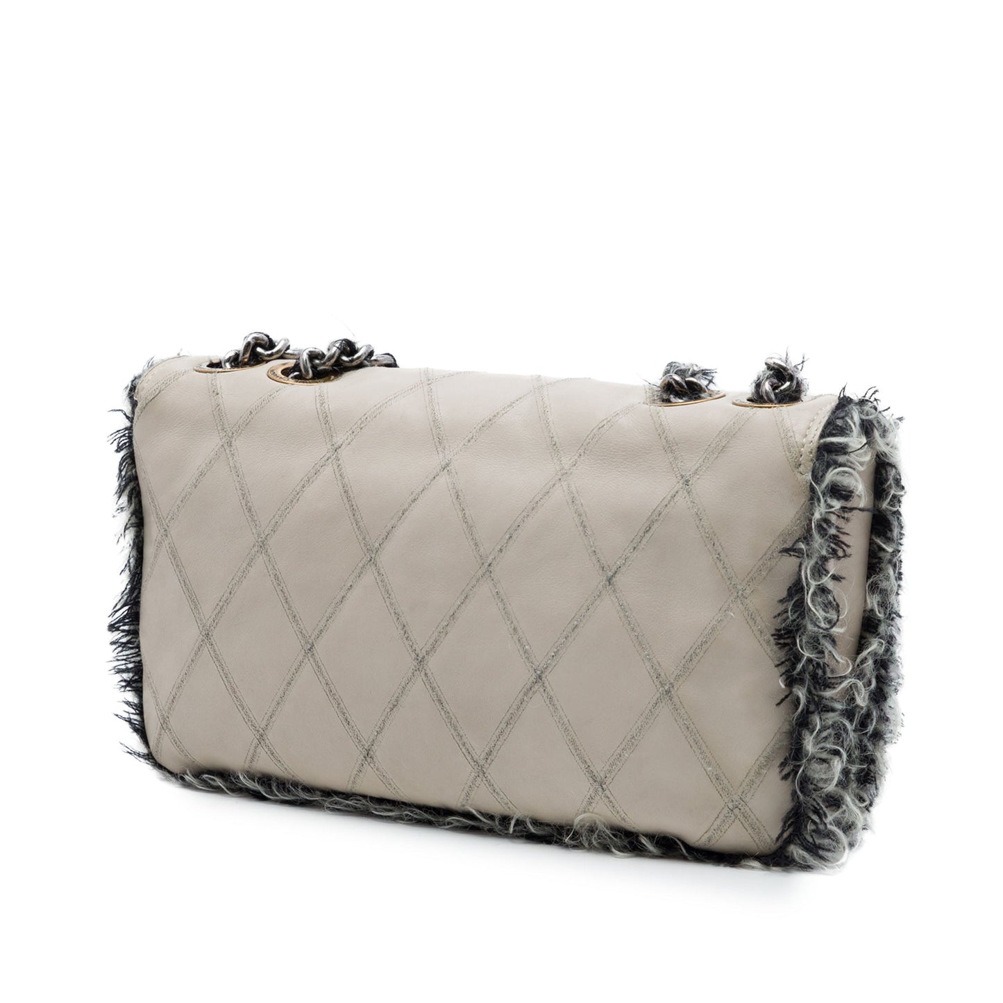 Chanel CC Quilted Lambskin Tweedy Flap Color