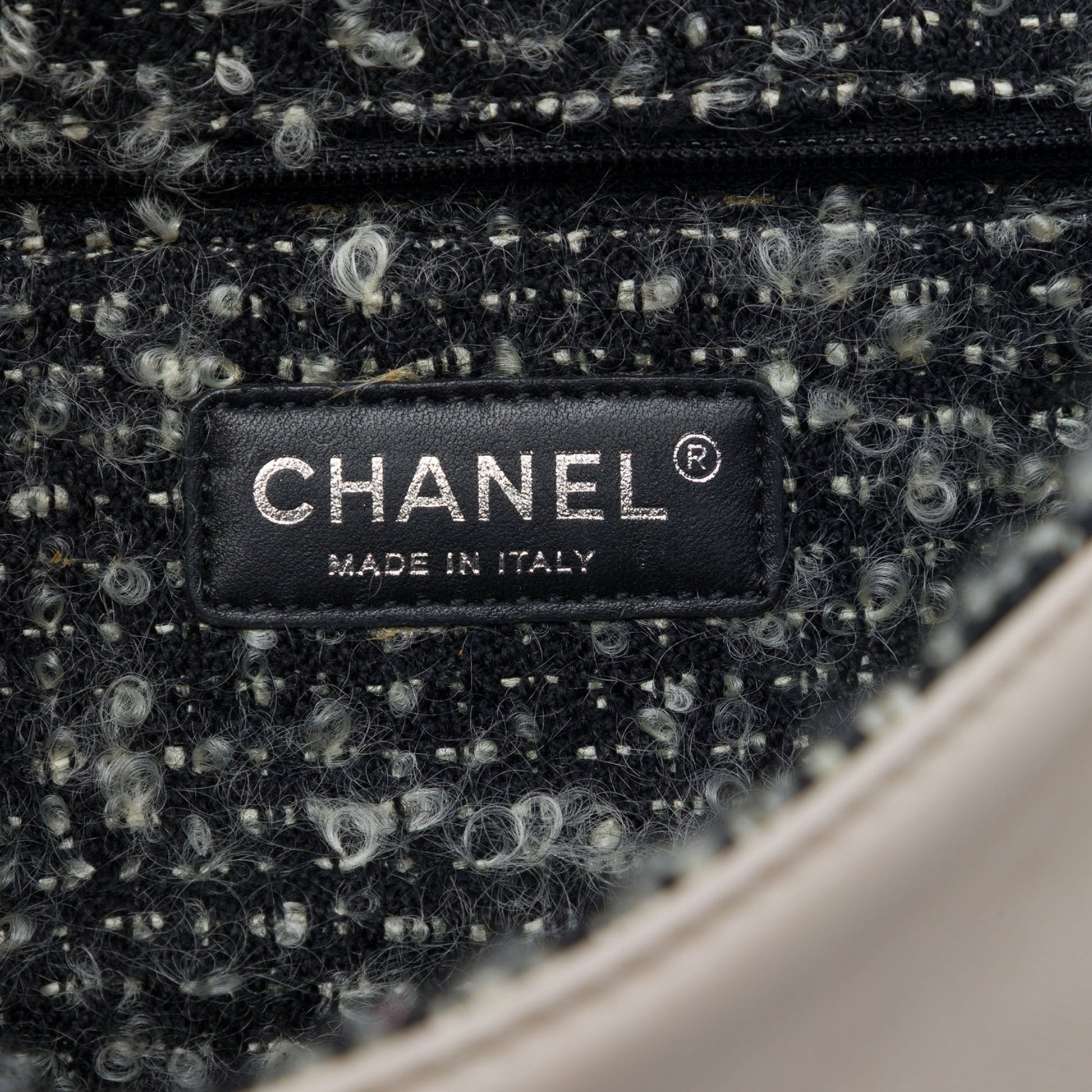 Chanel CC Quilted Lambskin Tweedy Flap Color