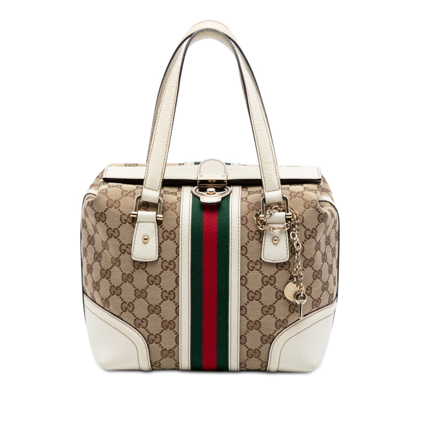 GG Canvas Web Treasure Handbag