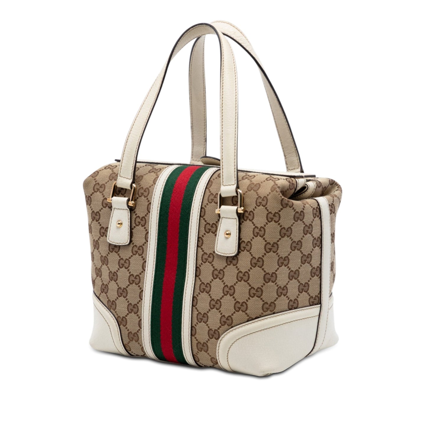 GG Canvas Web Treasure Handbag