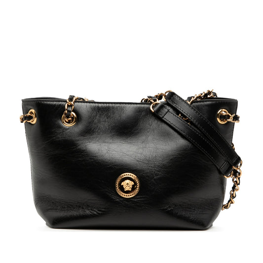 Versace Leather La Medusa Shoulder Bag