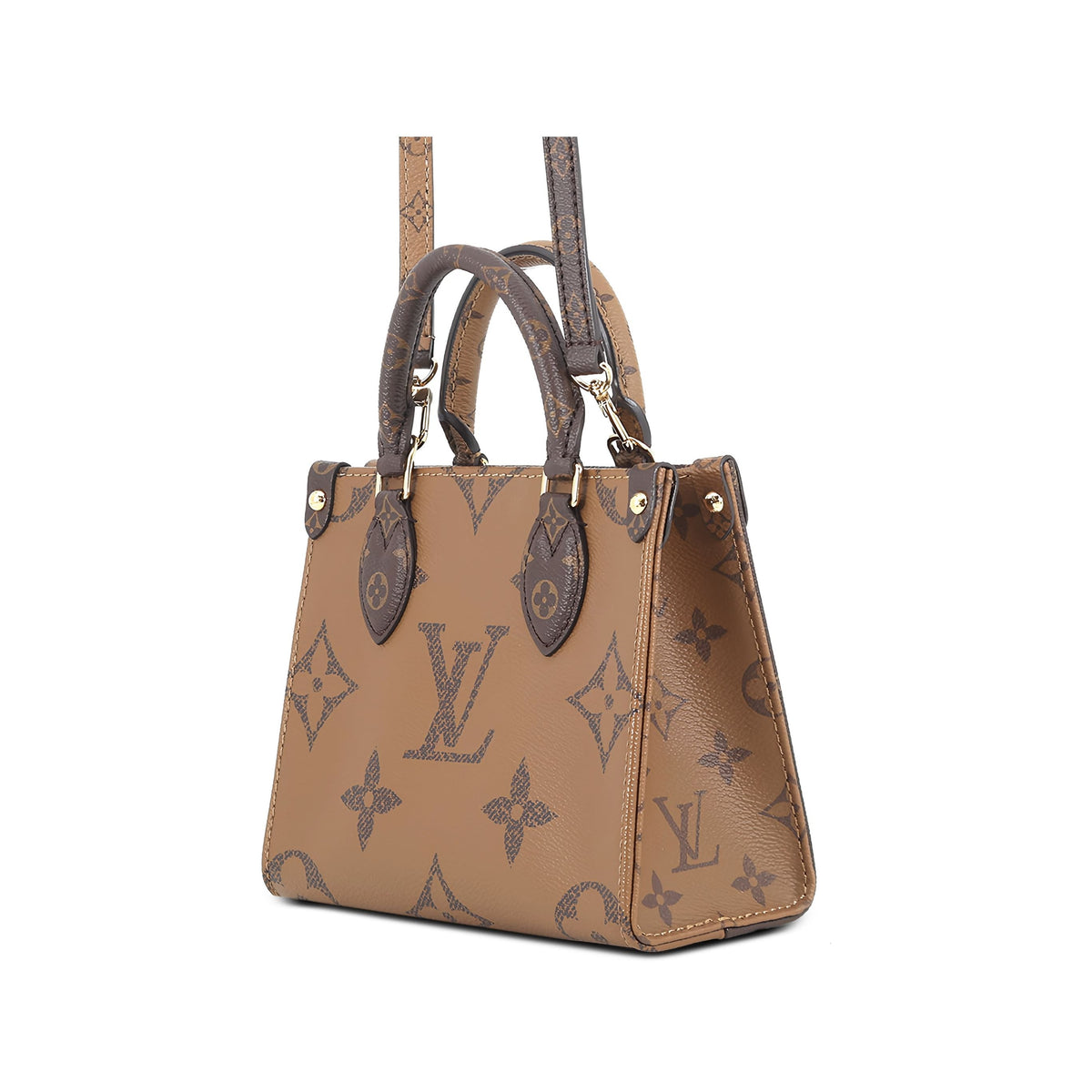 Louis Vuitton Monogram Reverse OnTheGo BB — Brown