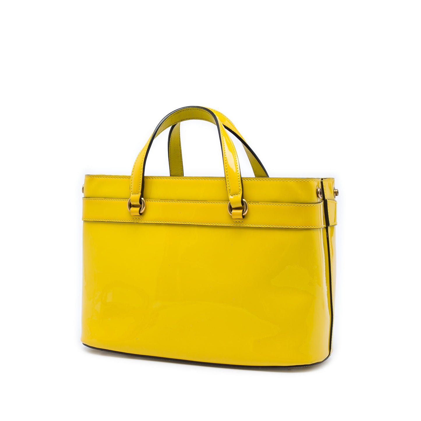 Gucci Patent Bright Bit Satchel