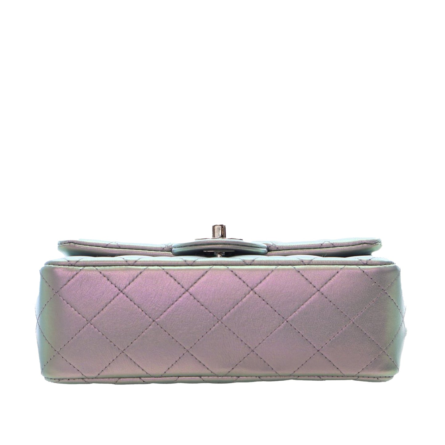 Chanel Mini Rectangular Classic Iridescent Calfskin Single Flap
