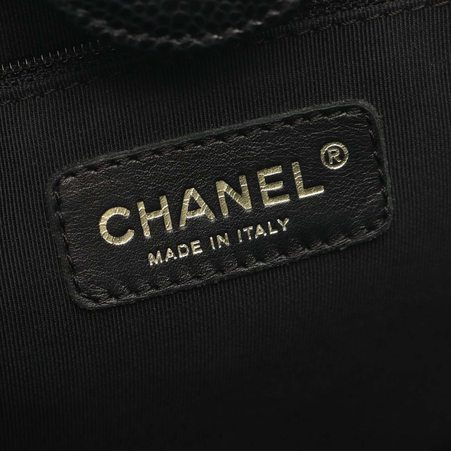 Chanel Caviar Petite Shopping Tote