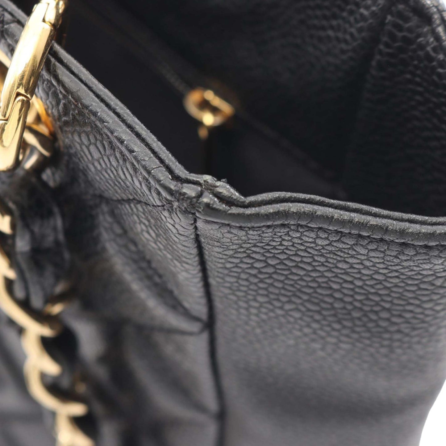 Chanel Caviar Petite Shopping Tote