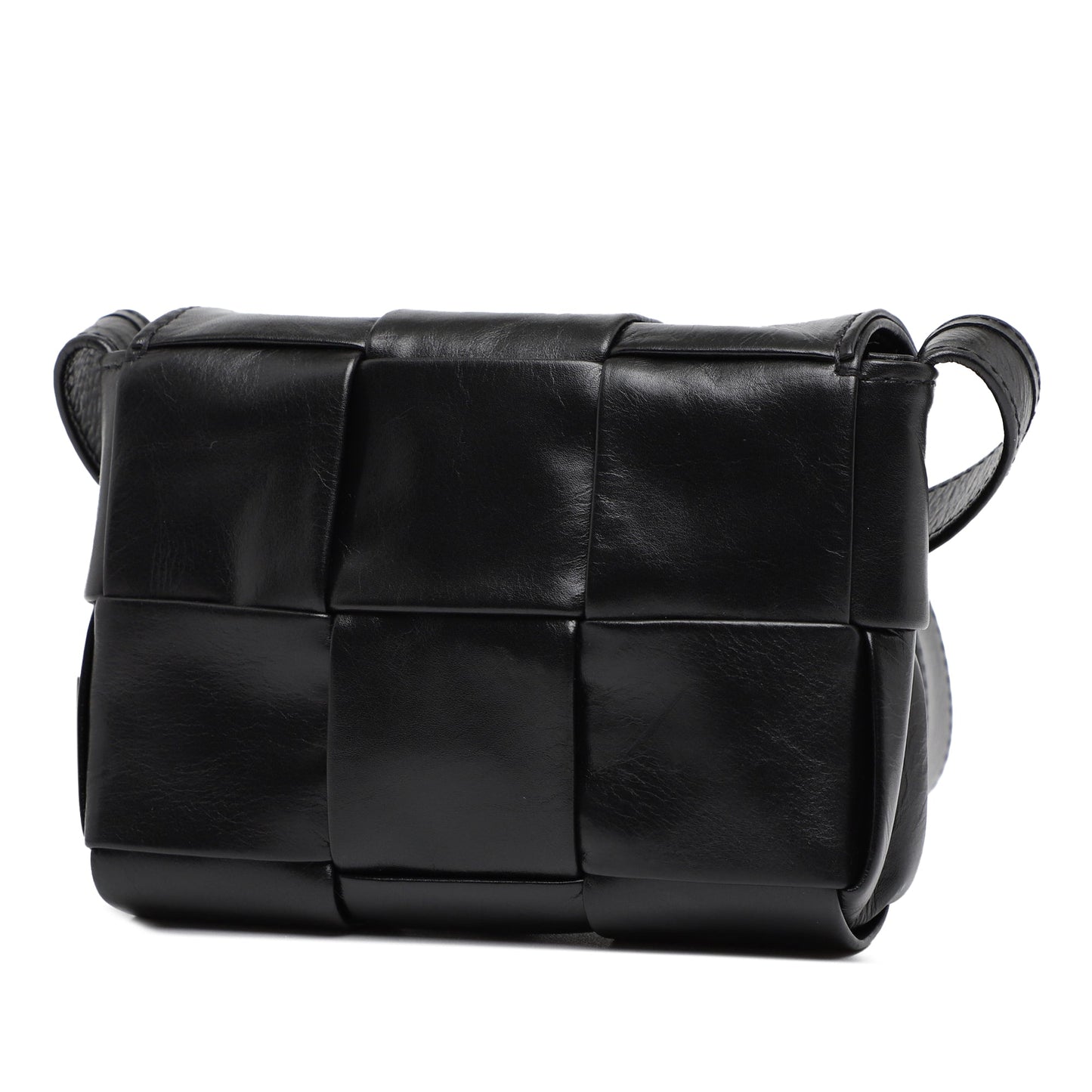 Bottega Veneta Candy Paper Calfskin Intrecciato Cassette Crossbody