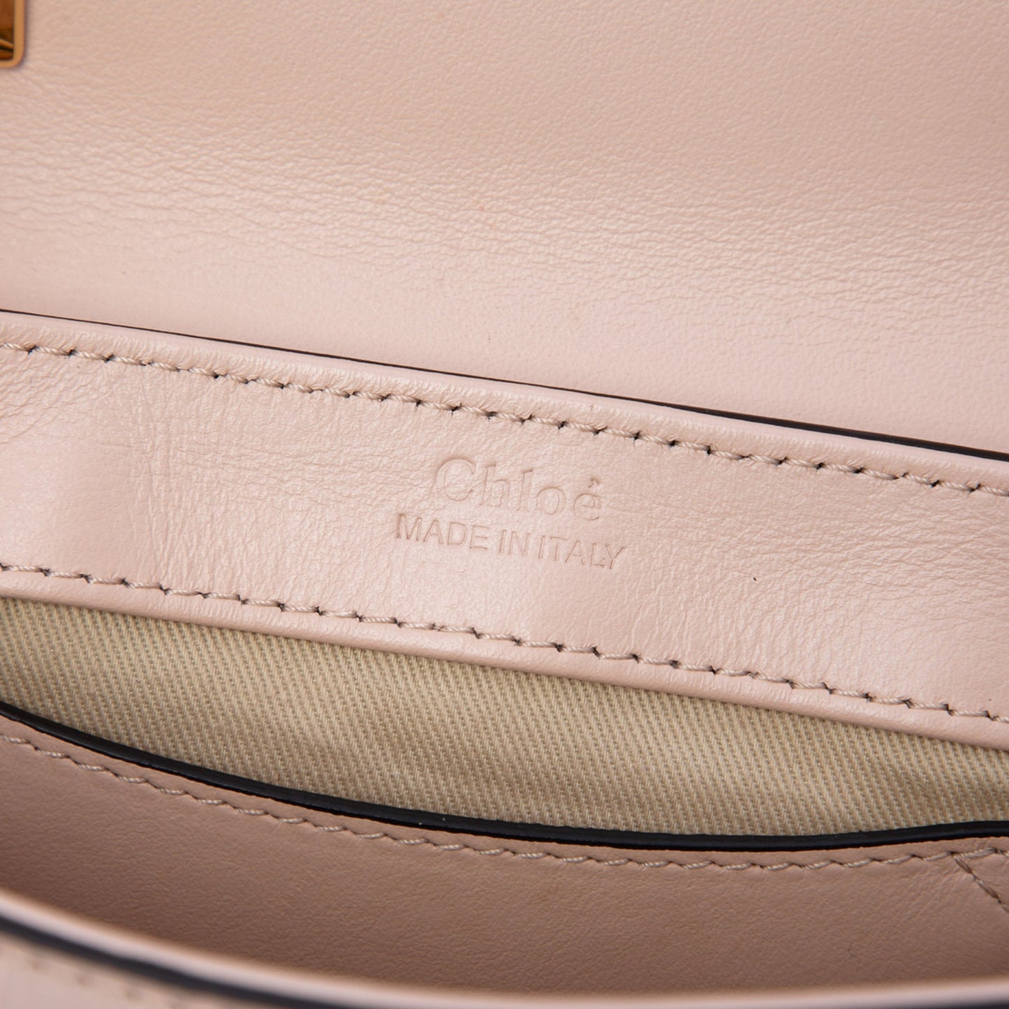 Chloé Mini Croc Embossed Calfskin C Satchel