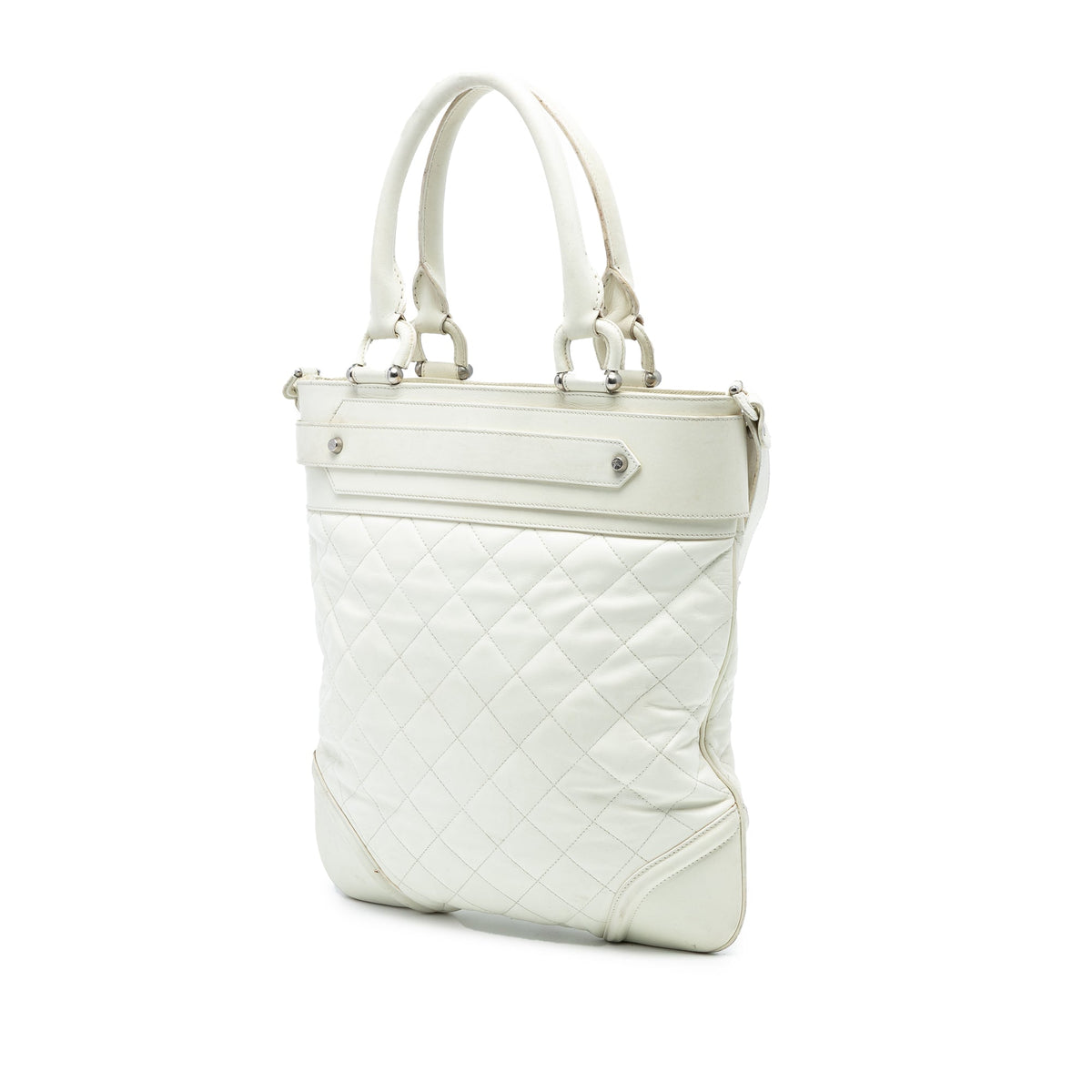 Burberry Quilted Leather Hillgate Convertible Tote