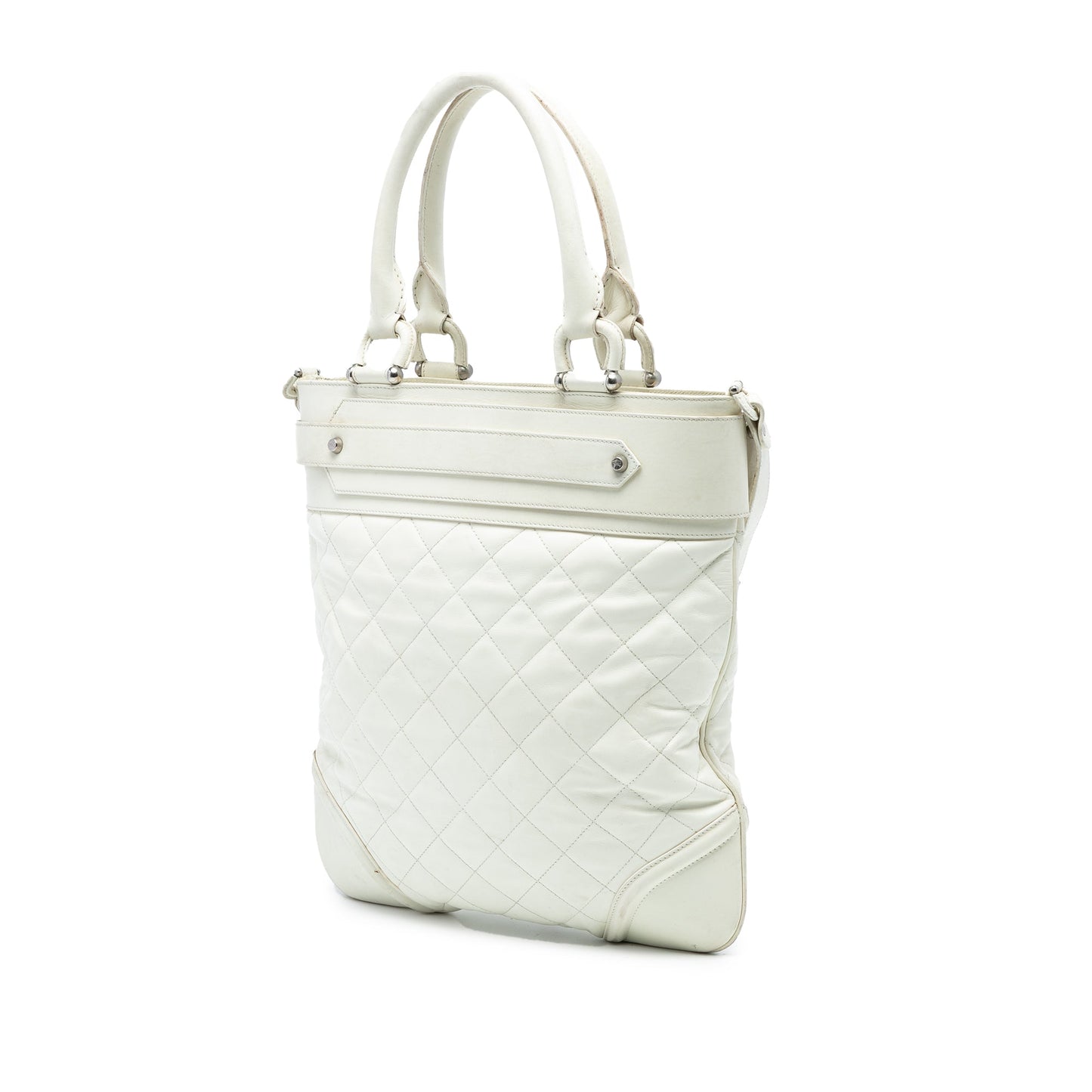 Burberry Quilted Leather Hillgate Convertible Tote