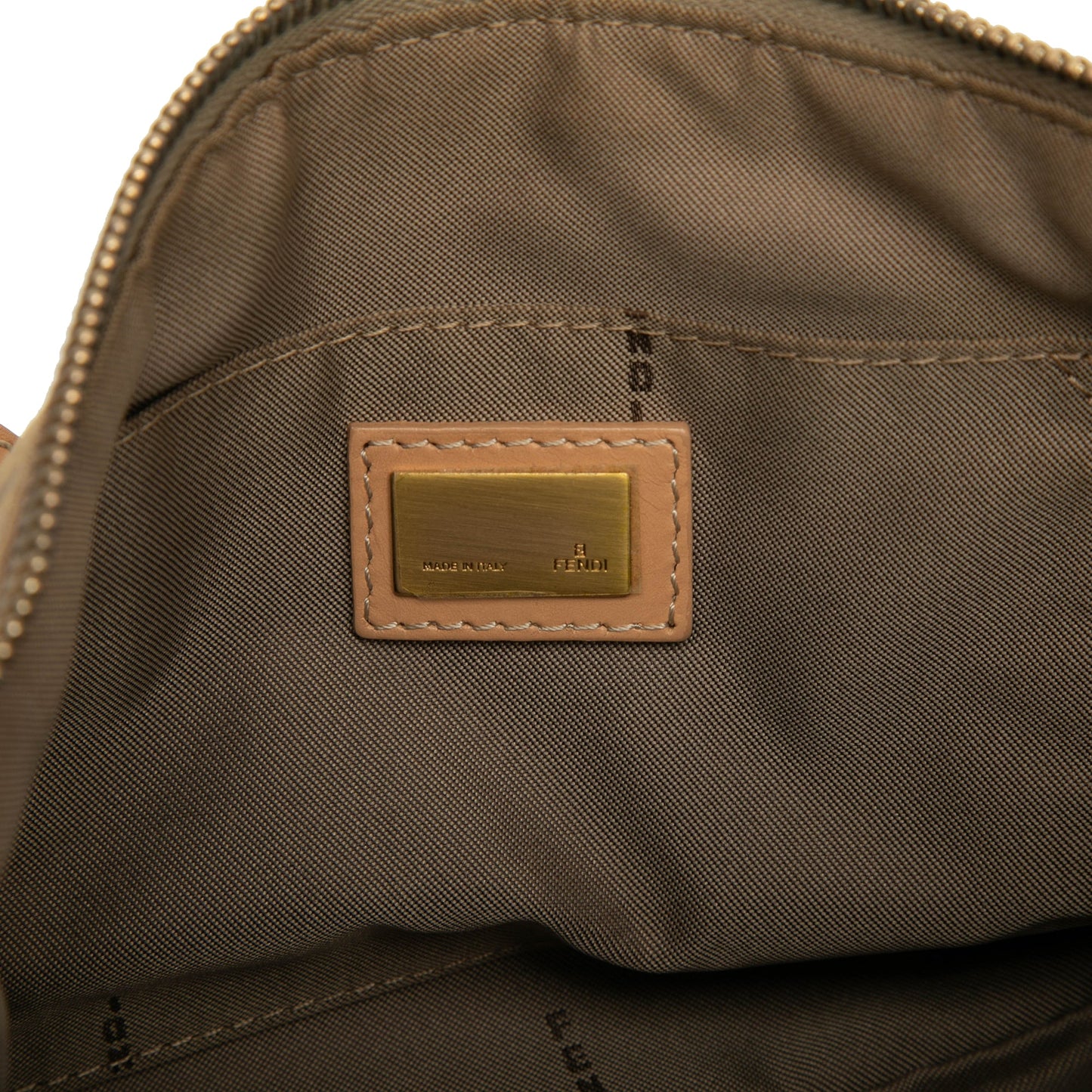 Fendi Zucchino Canvas Pochette