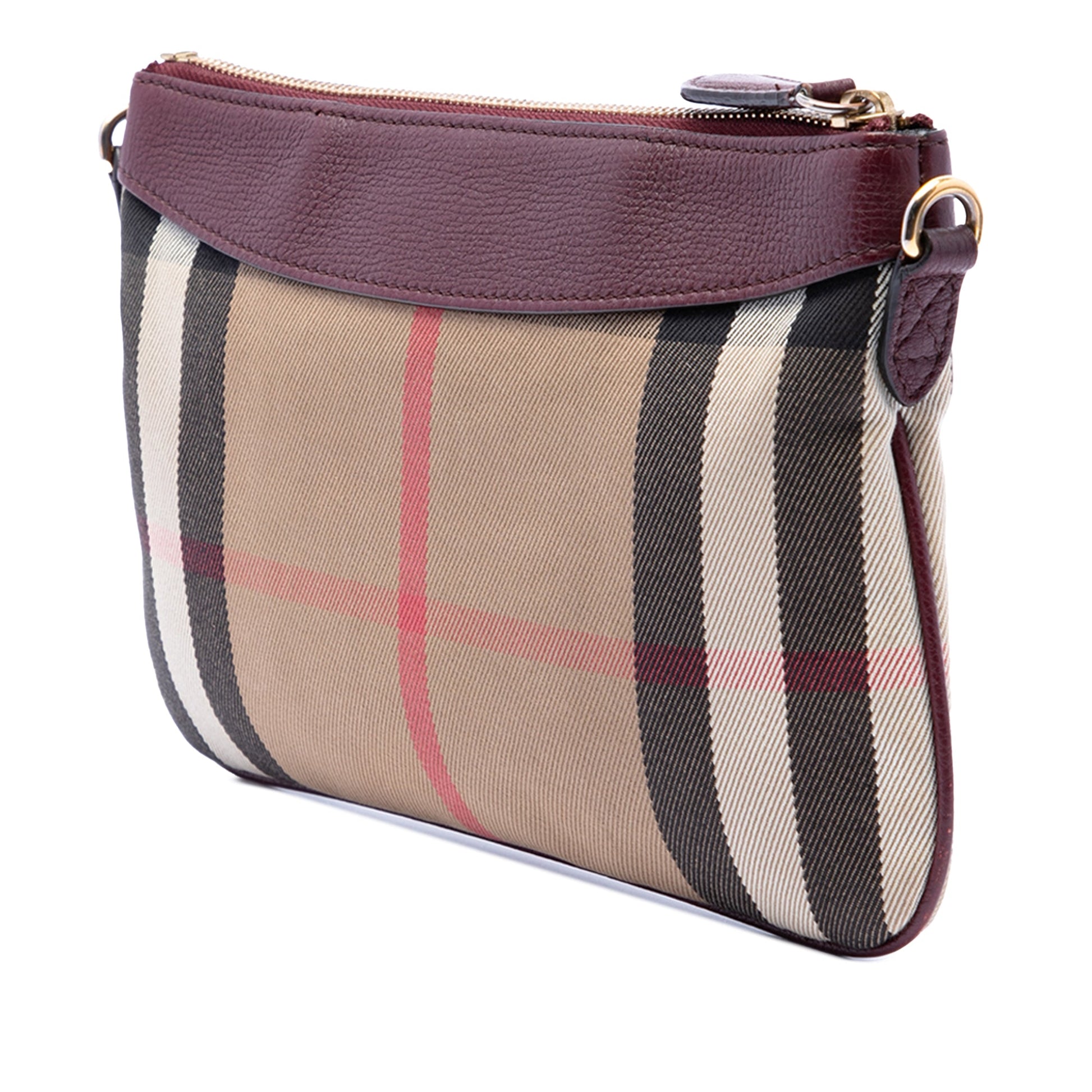 Burberry House Check Canvas Derby Peyton Crossbody