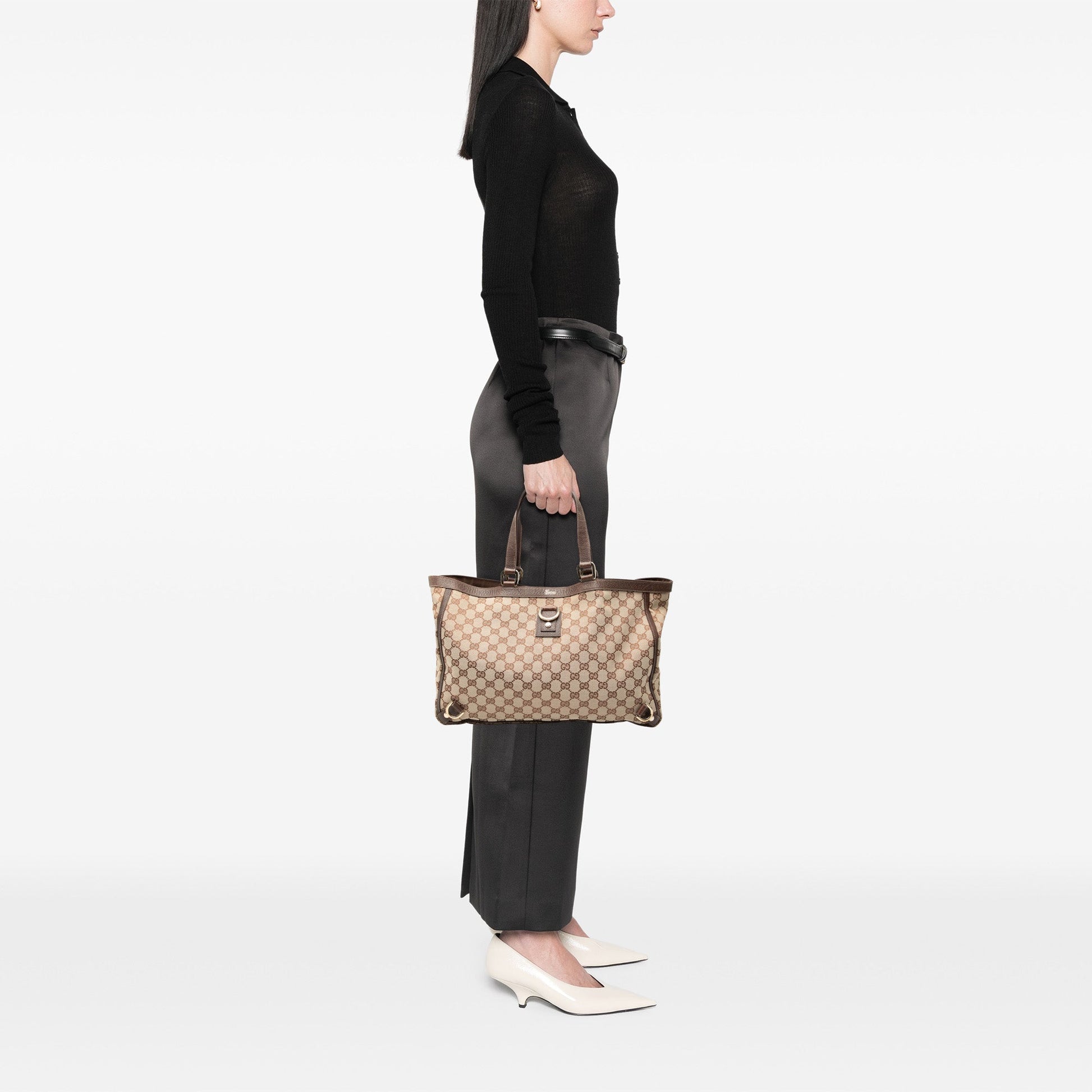 Gucci GG Canvas Abbey D Ring Tote