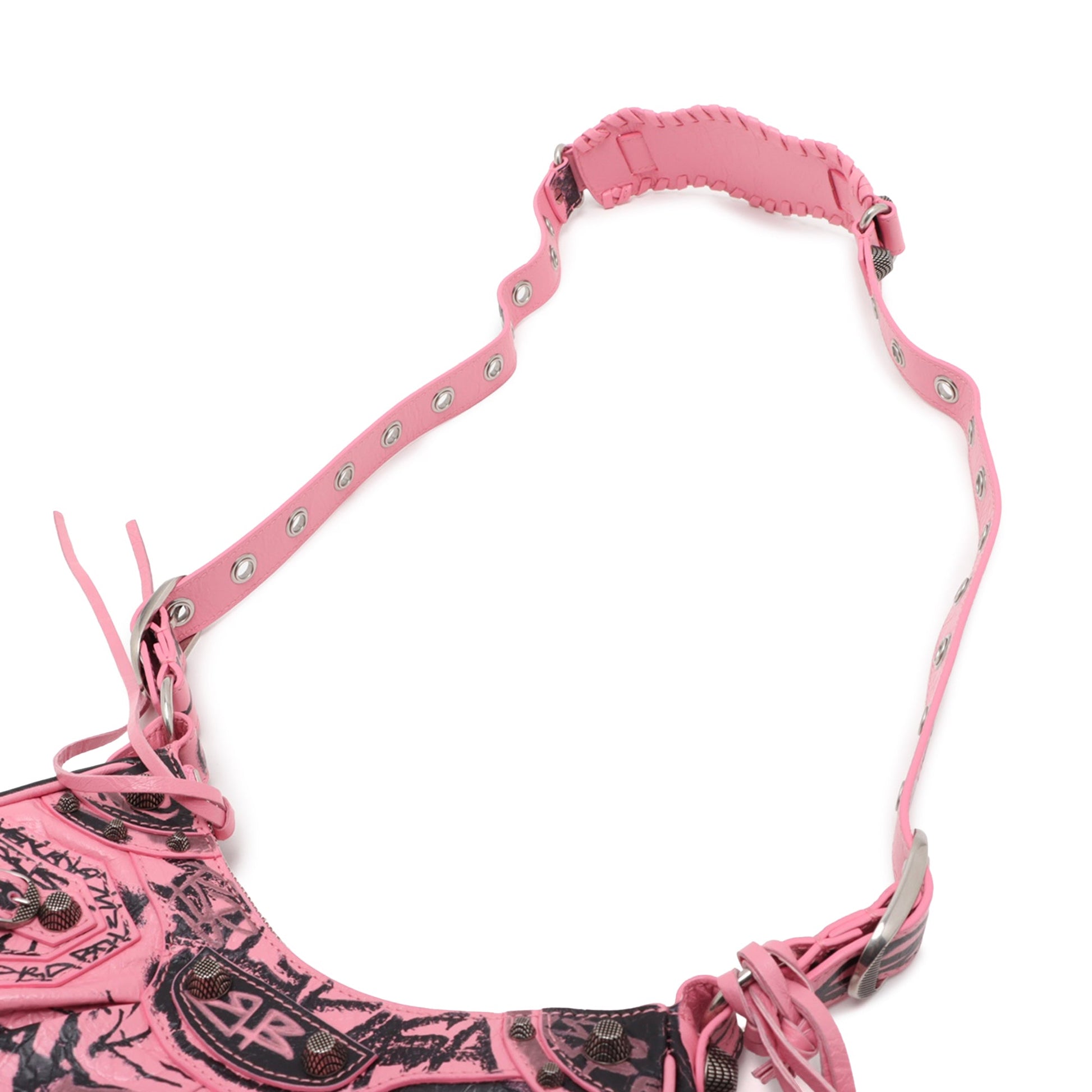 Balenciaga Lambskin Motocross Graffiti All Over Le Cagole XS