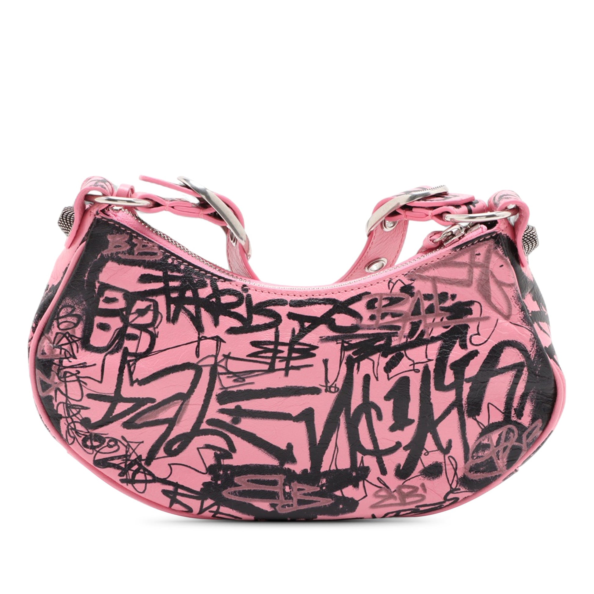 Balenciaga Lambskin Motocross Graffiti All Over Le Cagole XS